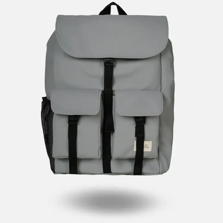 Classic Drawstring Backpack Gray