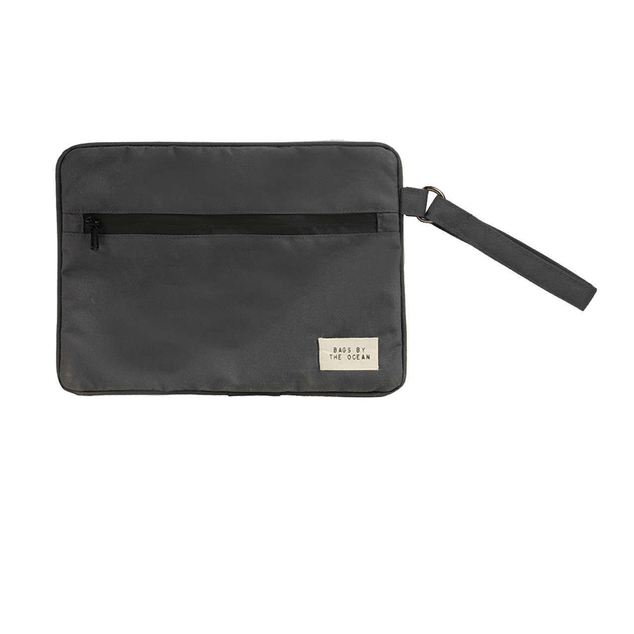 CLASSIC LARGE POUCH CHARCOAL Bags By The Ocean