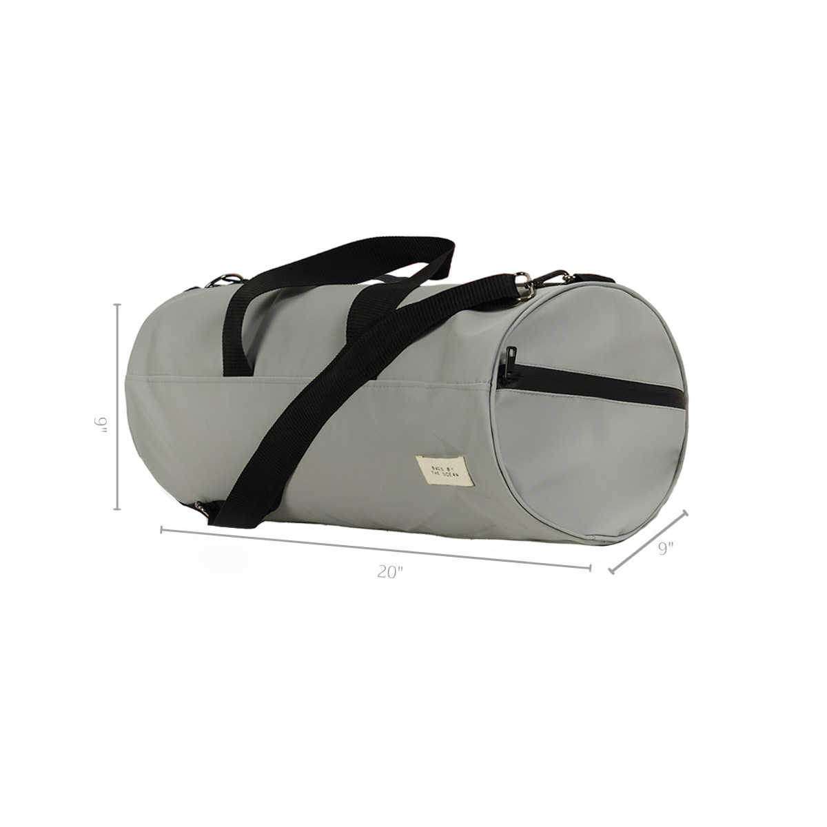 Classic Large Duffle Gray Bags By The Ocean