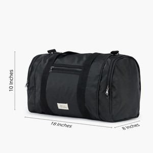 Duffle Bag - Solid Black 2