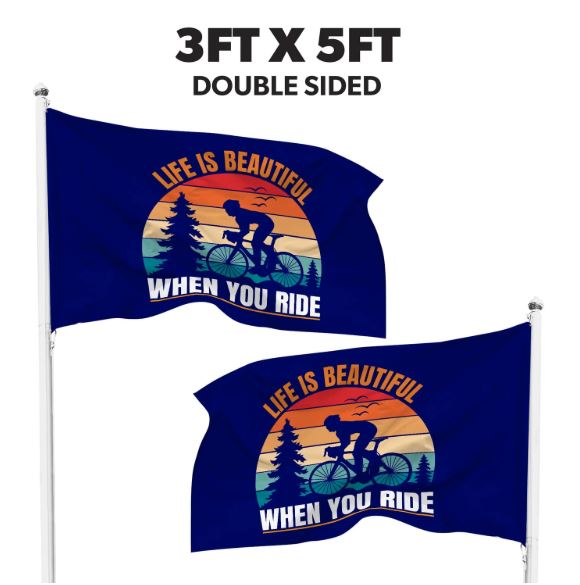 3x5 Double Sided Pole Flag