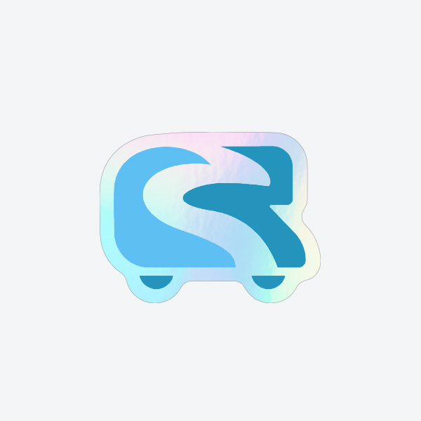 3" Holo Coastal Rec Decal (white)