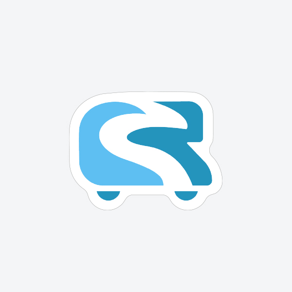3" Coastal Rec Decal (white)