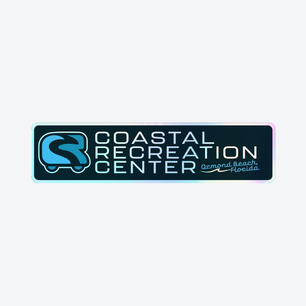 8" Holo Coastal Rec Decal