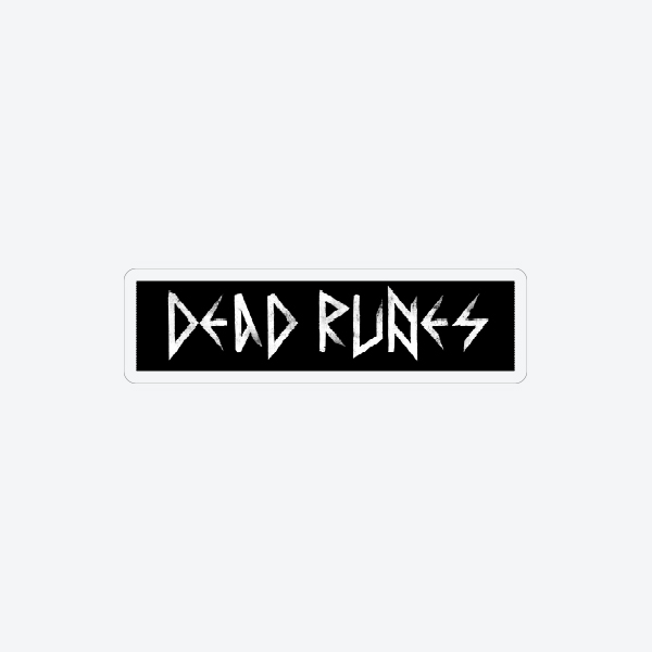 3" Dead Runes Small Decal