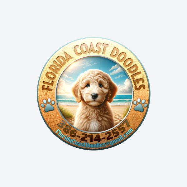 5" Round Florida Coast Doodles