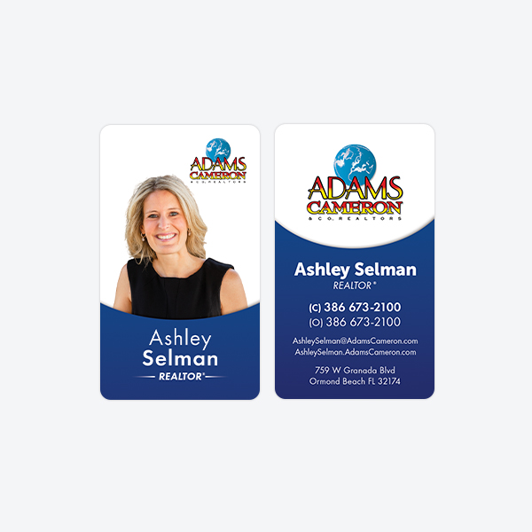 Standard Vert Business Cards - AC