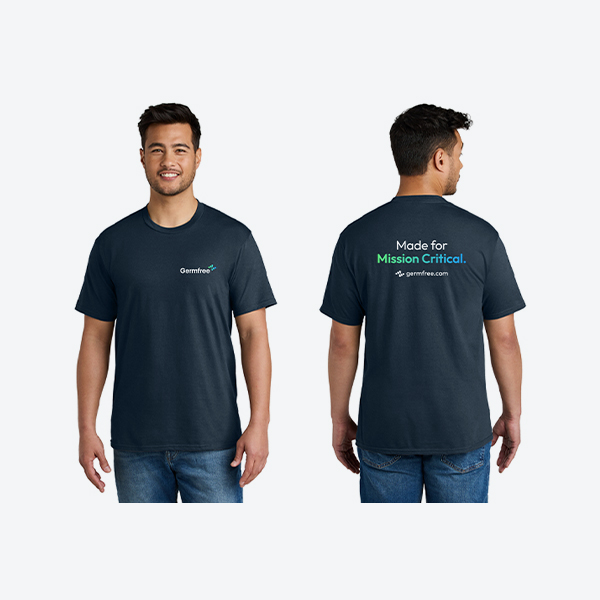 Germfree Navy T-Shirt (Mission Critical)