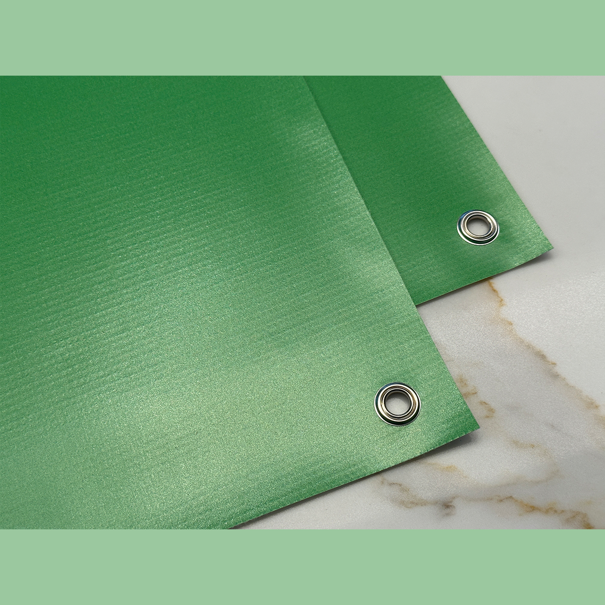 Outdoor vinyl banners with grommets