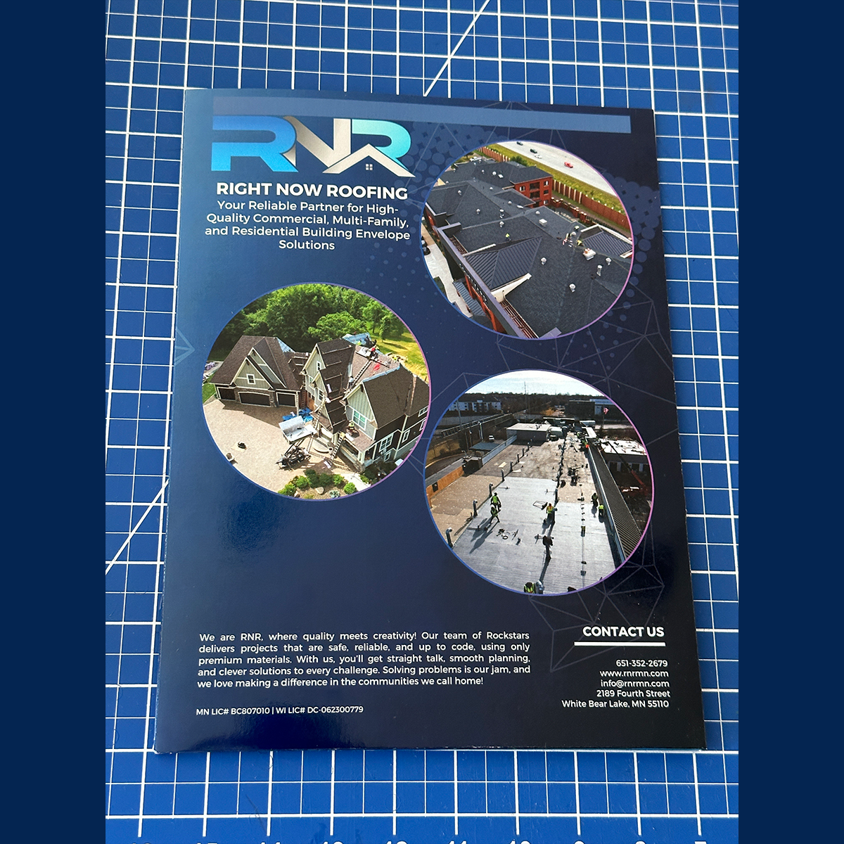 Folder Printing On All Sides, Fits 8.5"x11" Paper