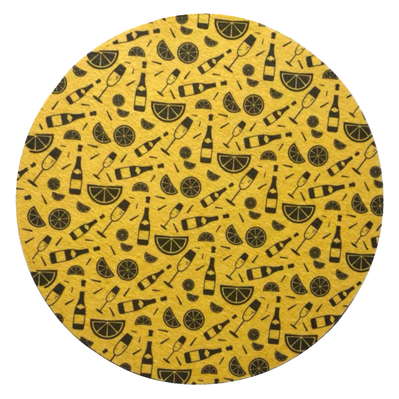 Round Coasters Round Custom Drink Coaster Printing On Pulpboard / Paperboard / Coasterboard