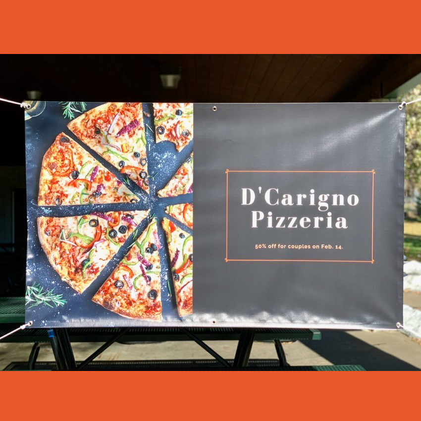 Outdoor Vinyl Banner Printing With Grommets And Hems