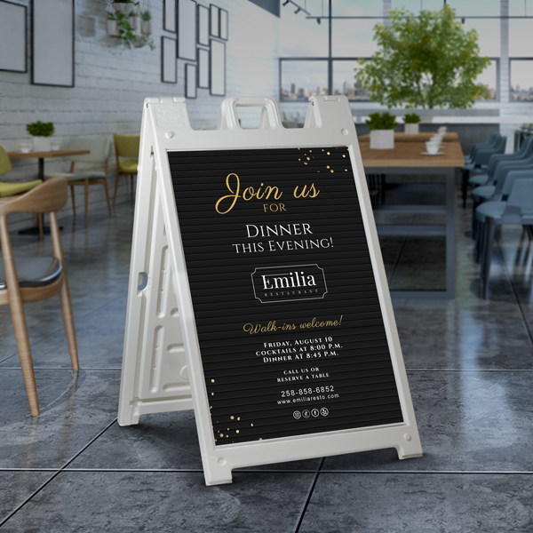 A-Frame Signs & Sandwich Boards A Frame Signs & Sandwich Board Prints