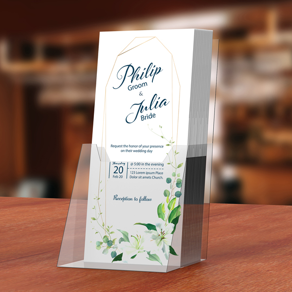 Rack Card Printing For Desks And Retail