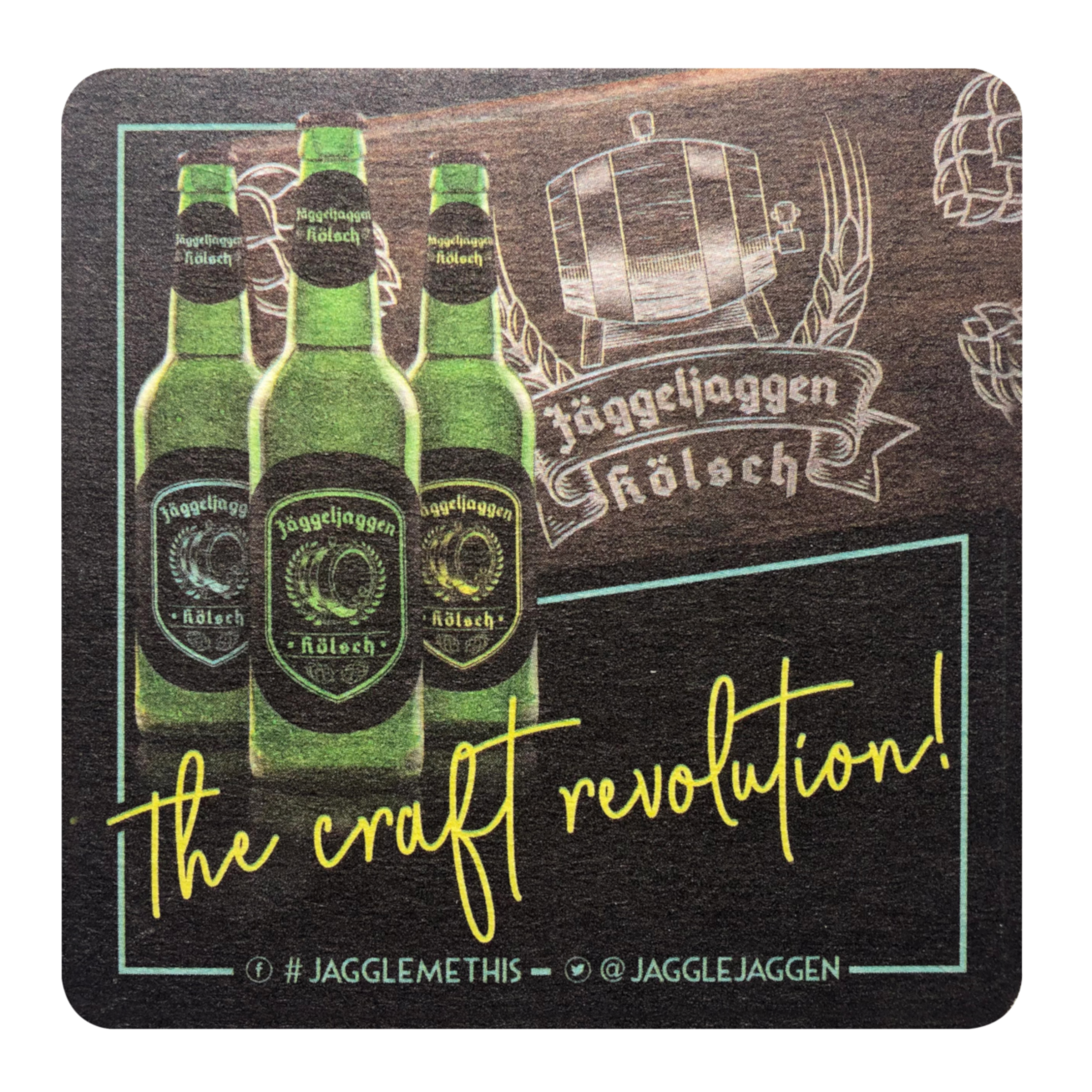 Square Coasters Square Custom Drink Coaster Printing On Pulpboard / Paperboard / Coasterboard