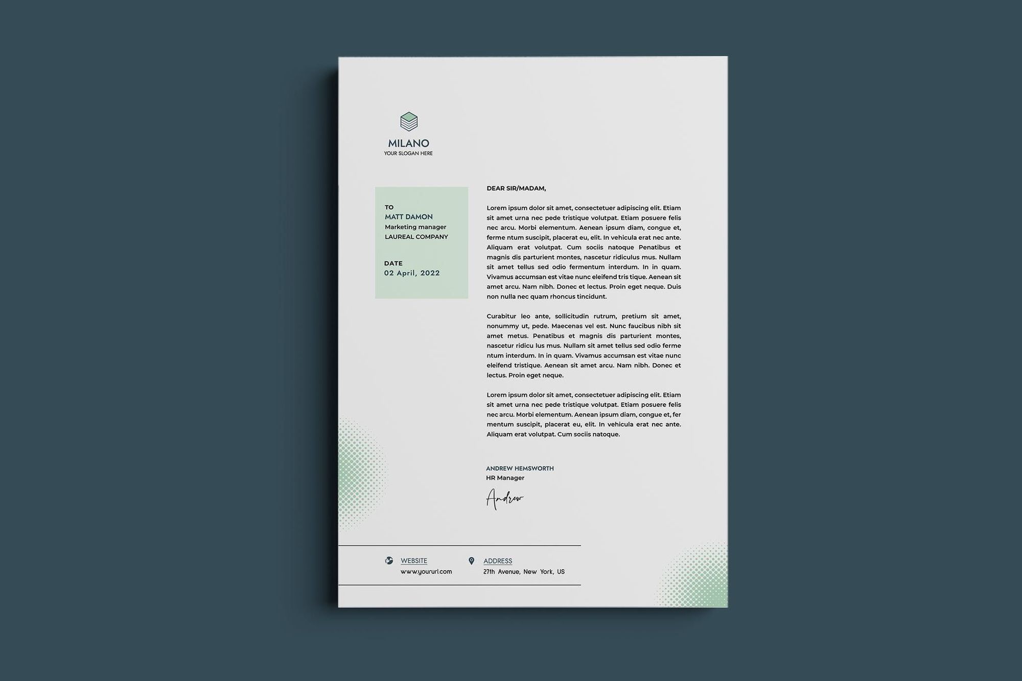 Linen Uncoated Letterheads