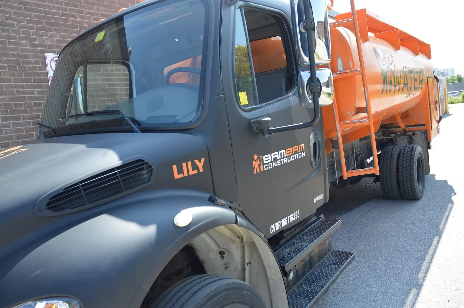 CVOR Number on a Truck