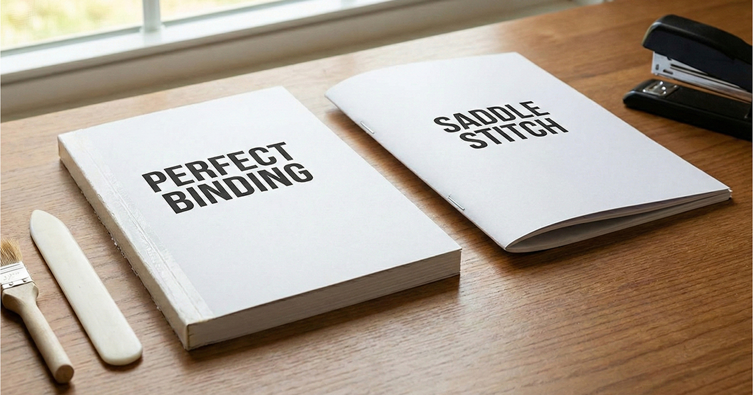 Perfect Binding vs Saddle Stitch