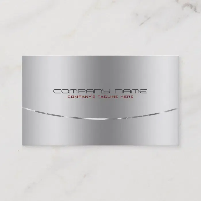 8 Unique Business Cards Ideas to Stand Out - Metallic Business Cards - Branding Centres