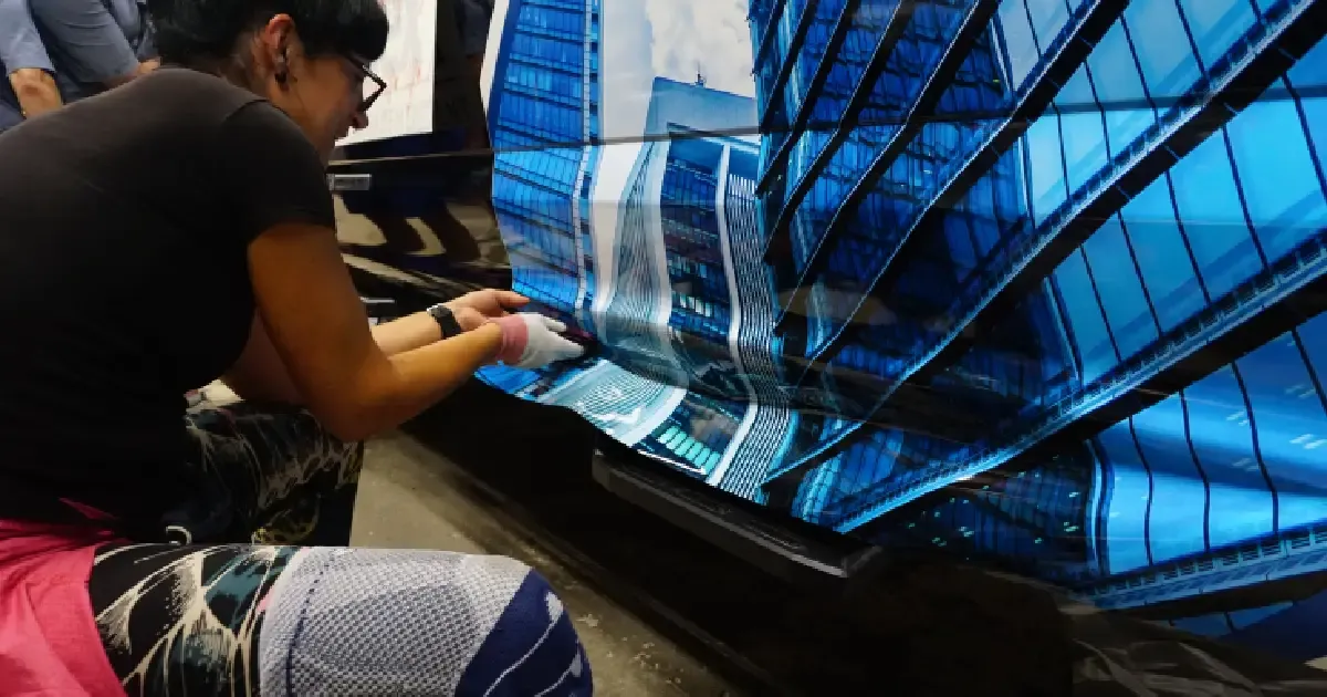 Ford F350 Partial Wrap - Apex Property Management - Installation Process