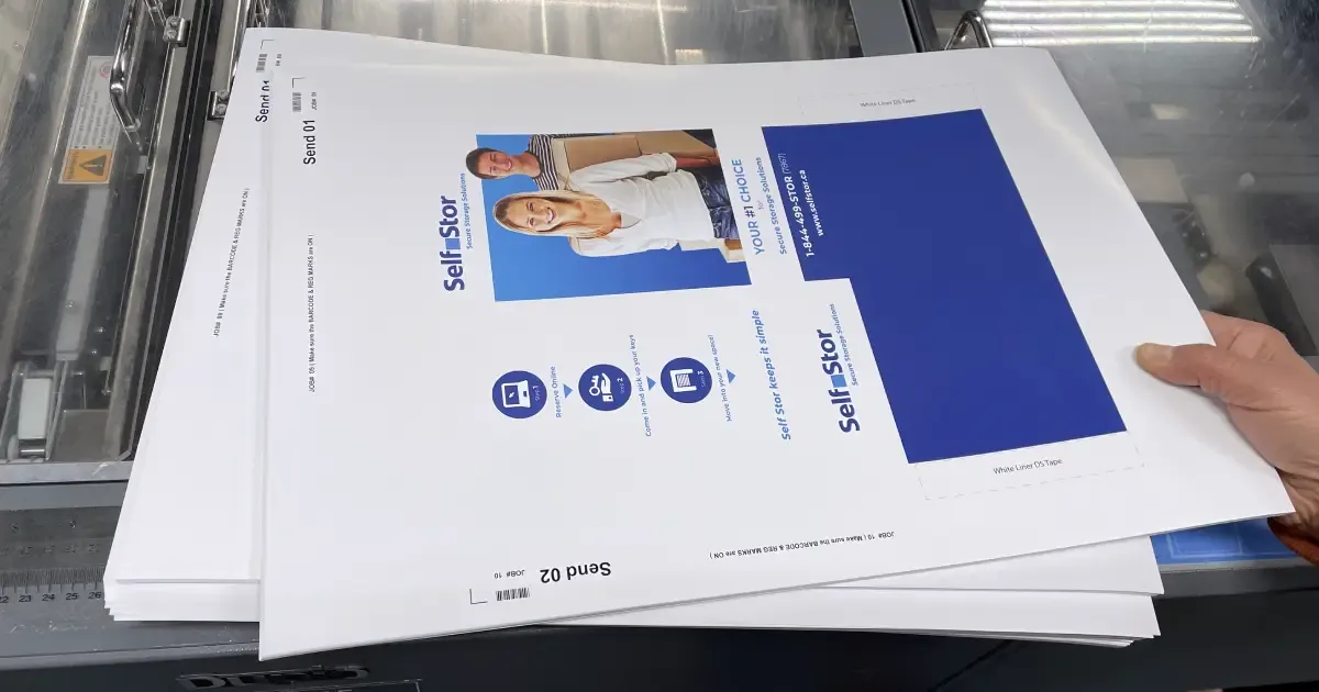 Self Stor Custom Pocket Folders - Branding Centres