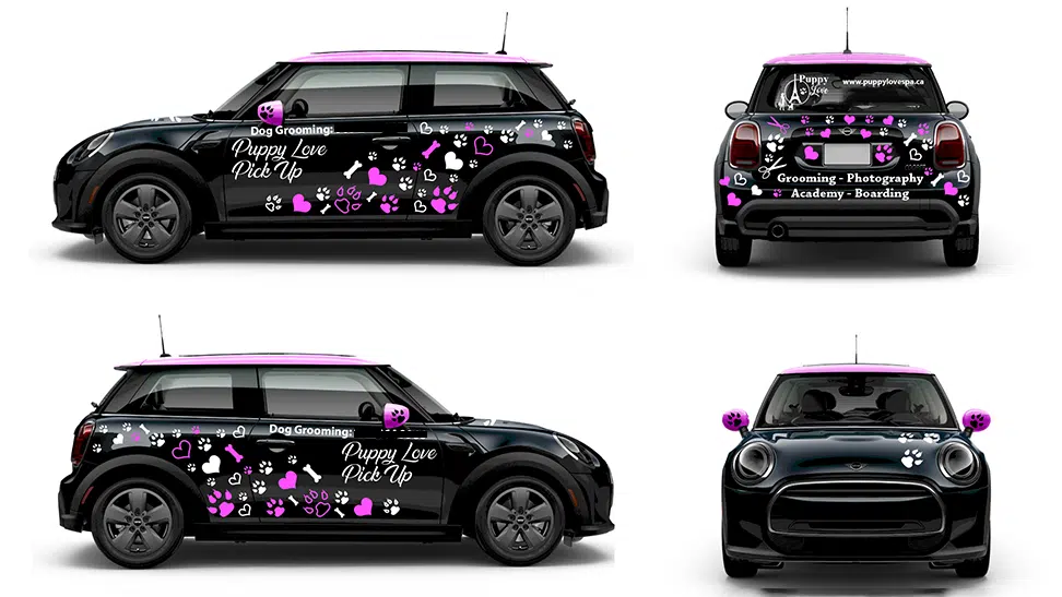 Mini Cooper Branded Vehicle Mock-up