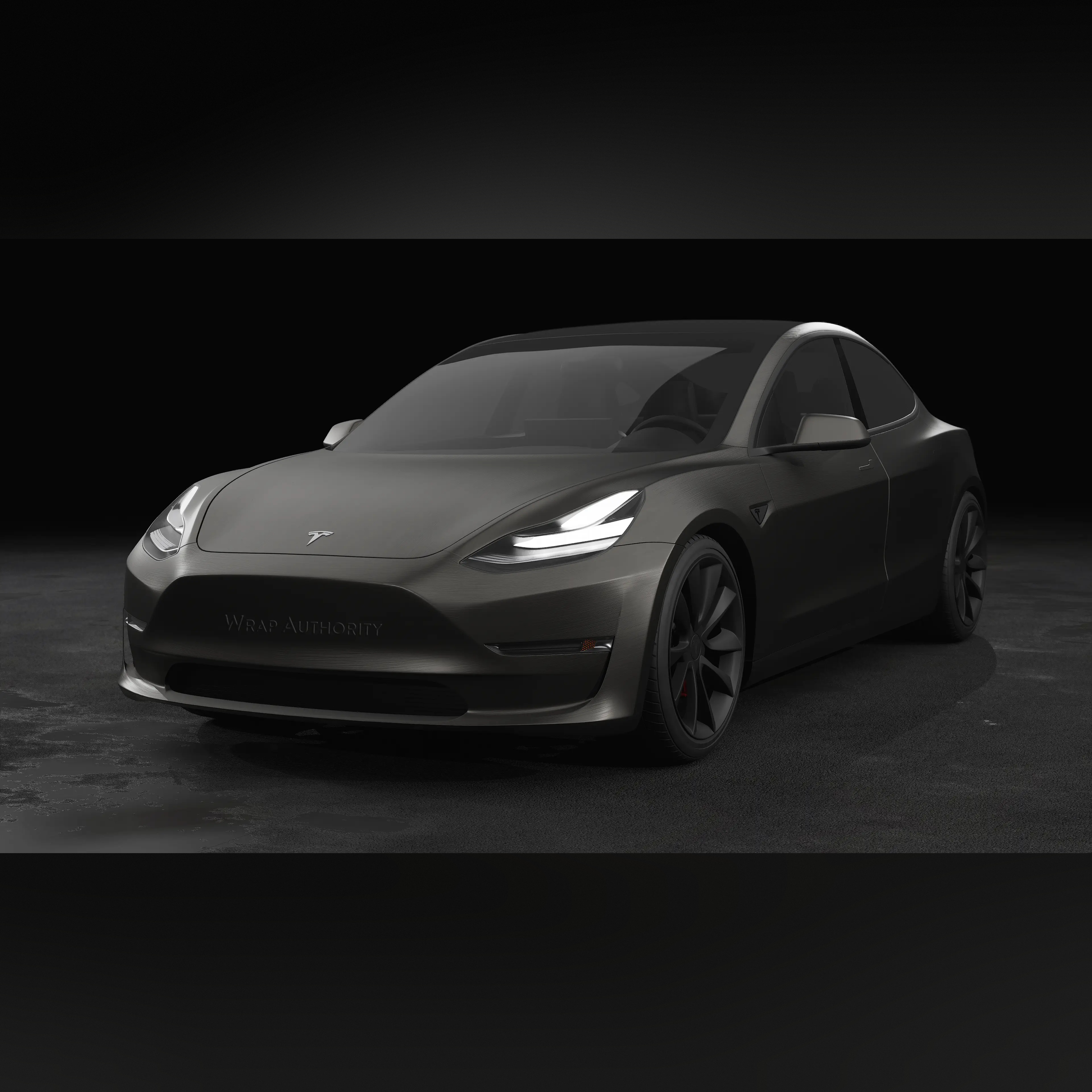 3M 2080 BRUSHED TITANIUM VINYL WRAP | BR230