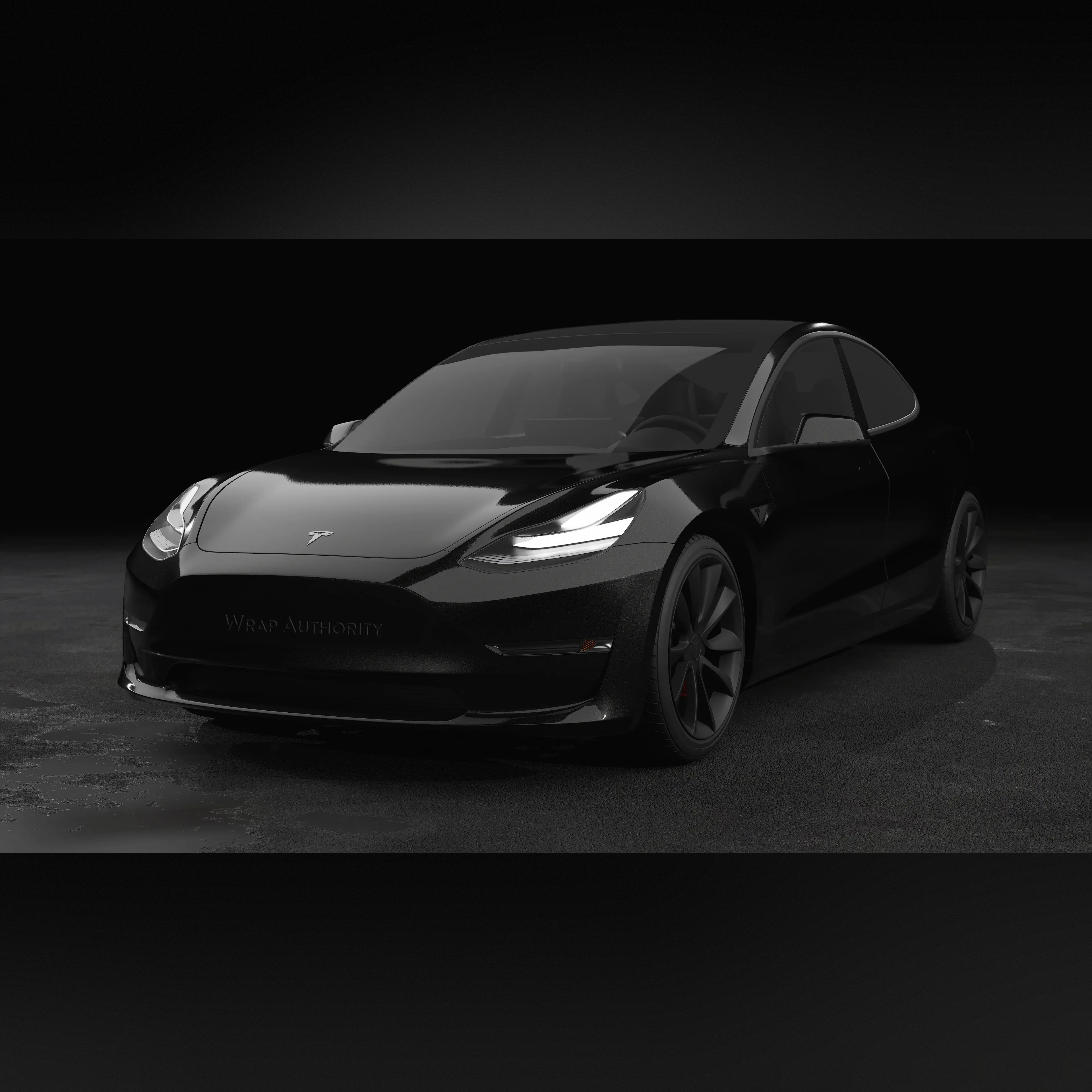 3M 2080 GLOSS BLACK METALLIC VINYL WRAP | G212