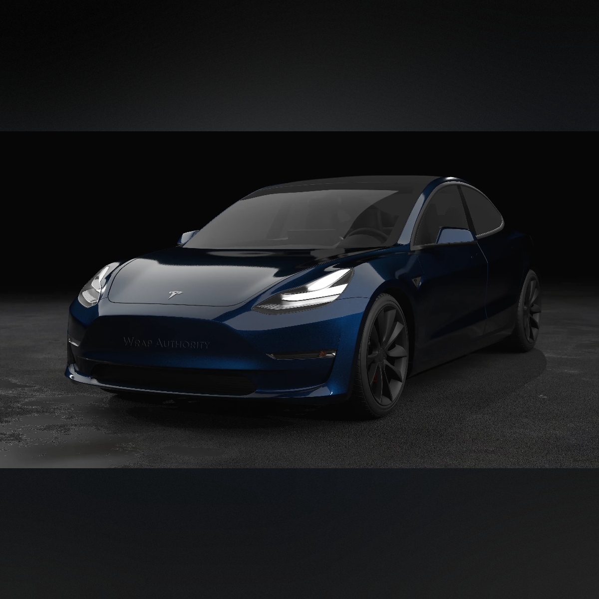 3M 2080 GLOSS BLUE METALLIC VINYL WRAP | G227