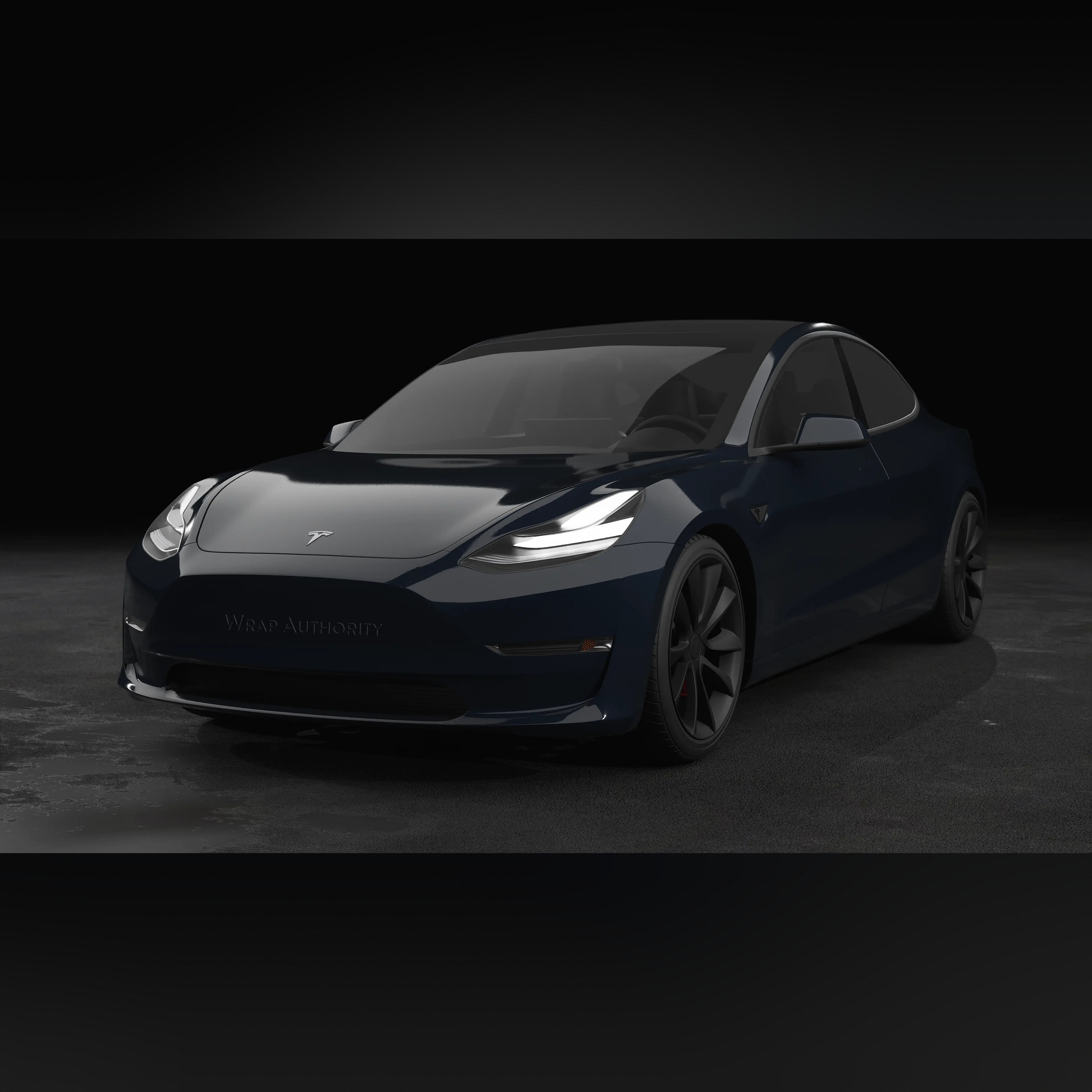 3M 2080 GLOSS BOAT BLUE VINYL WRAP | G127