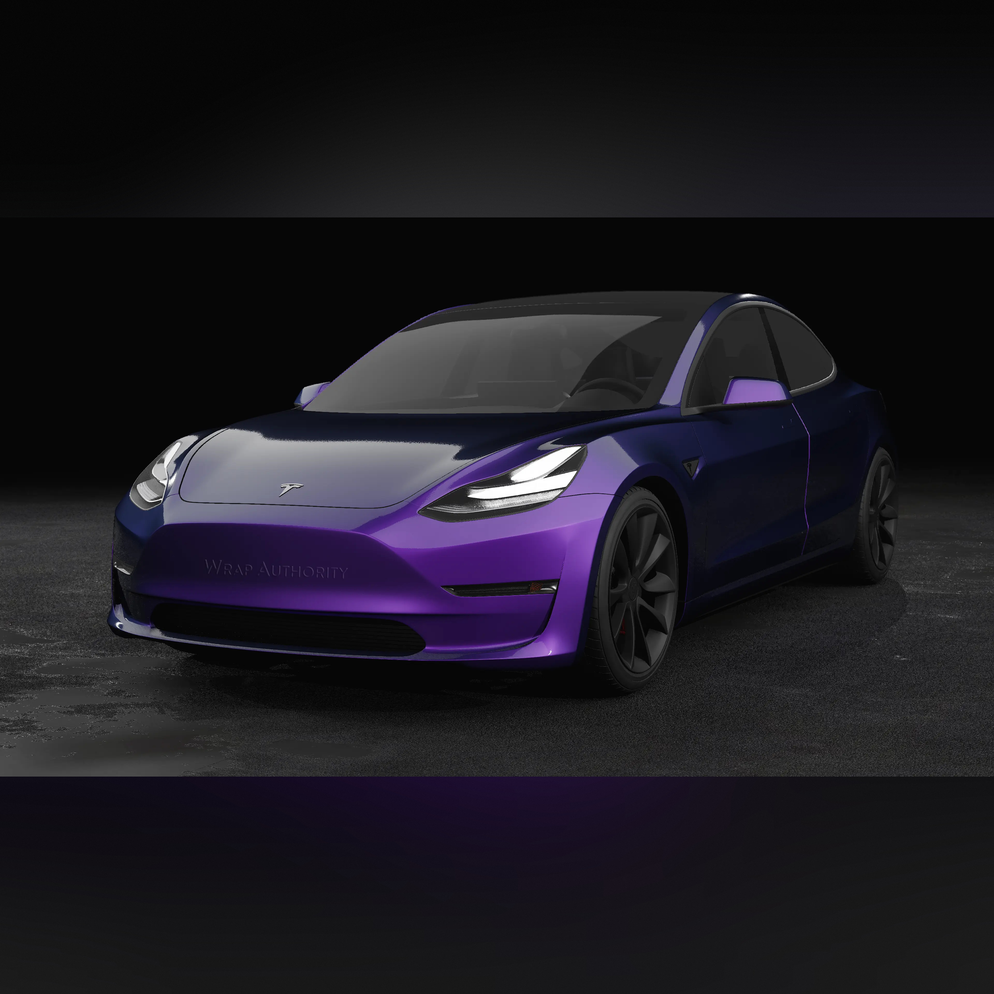 3M 2080 GLOSS FLIP ELECTRIC WAVE VINYL WRAP | GP287