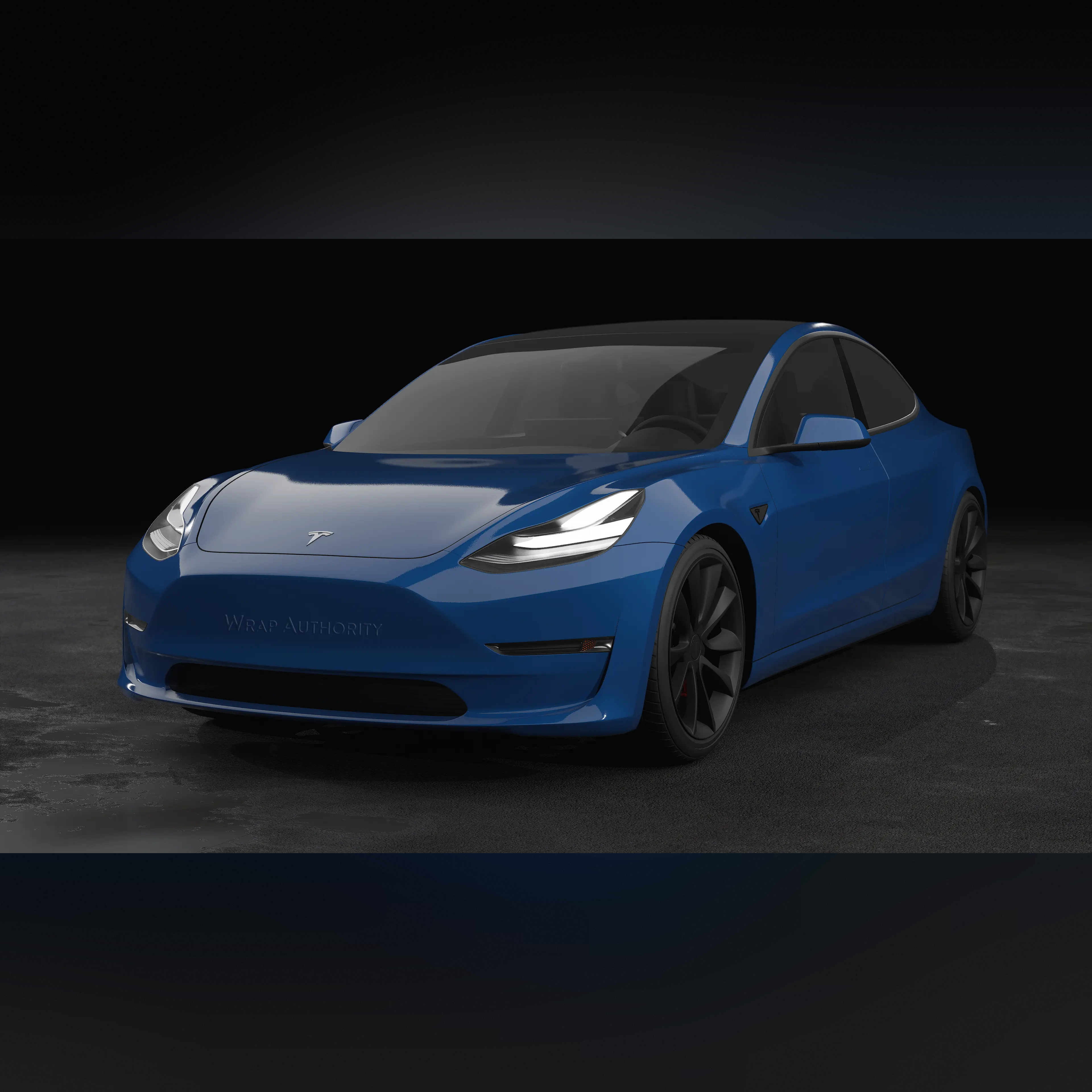 3M 2080 GLOSS INTENSE BLUE VINYL WRAP | G47