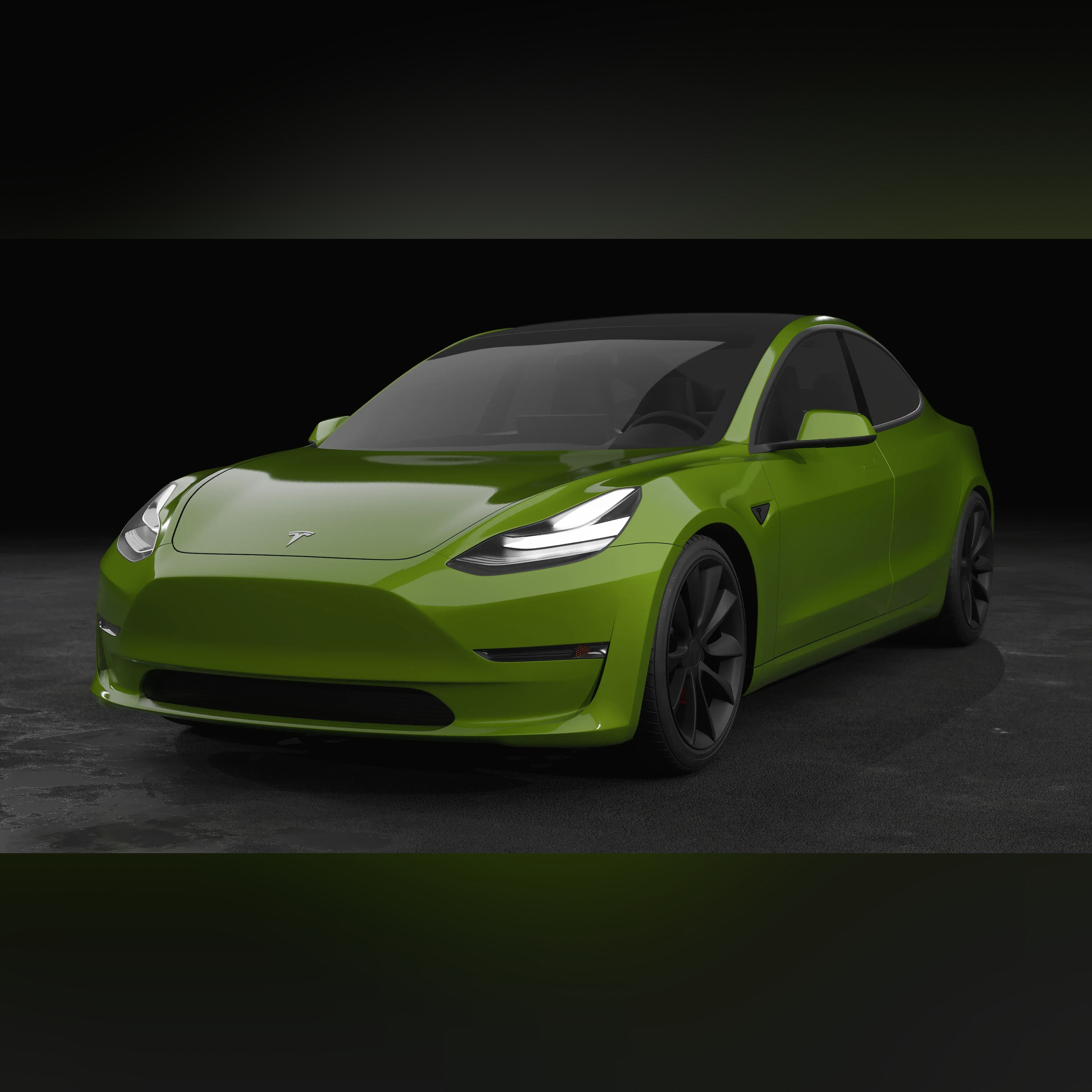 3M 2080 GLOSS LIGHT GREEN VINYL WRAP | G16