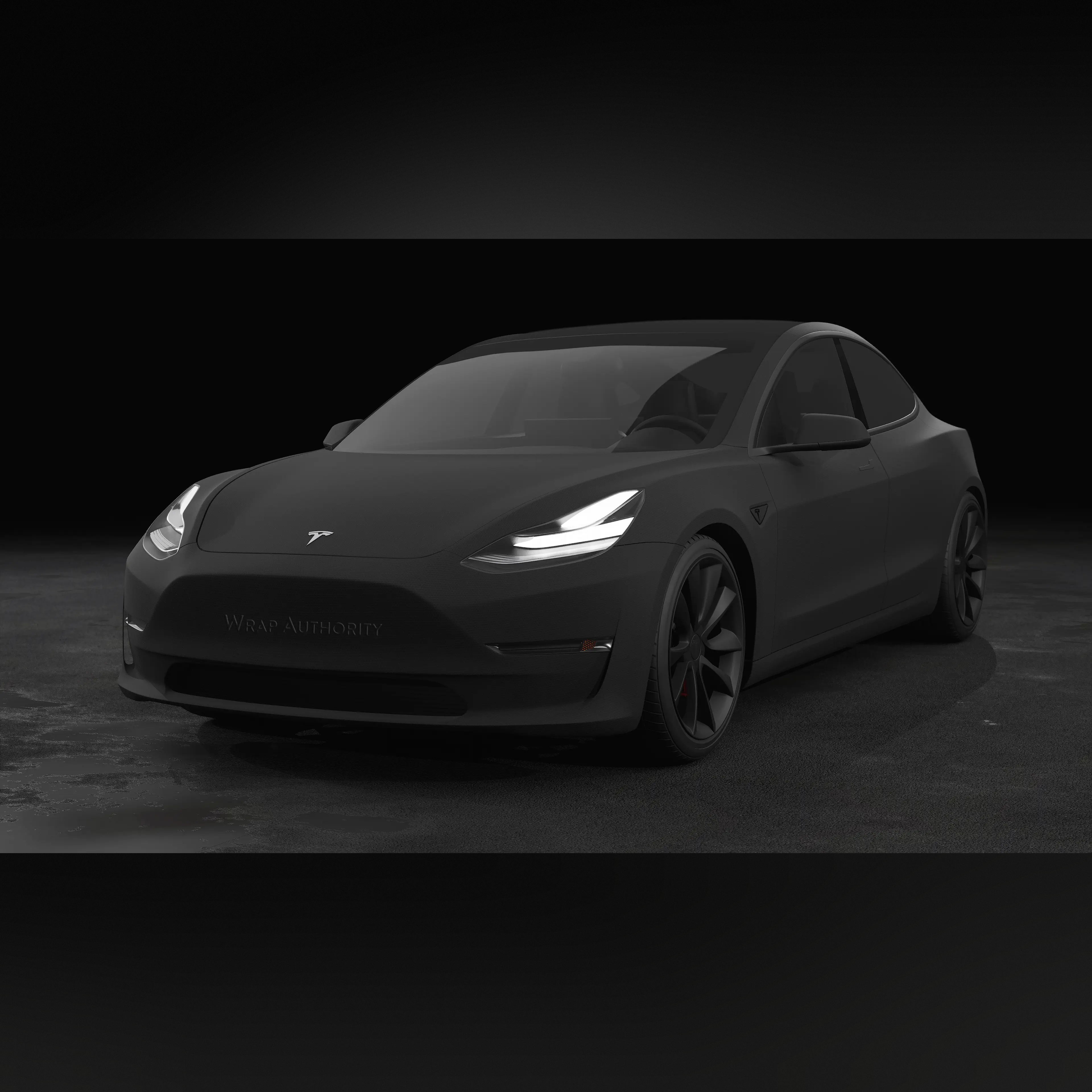 3M 2080 MATRIX BLACK TEXTURED VINYL WRAP | MX12