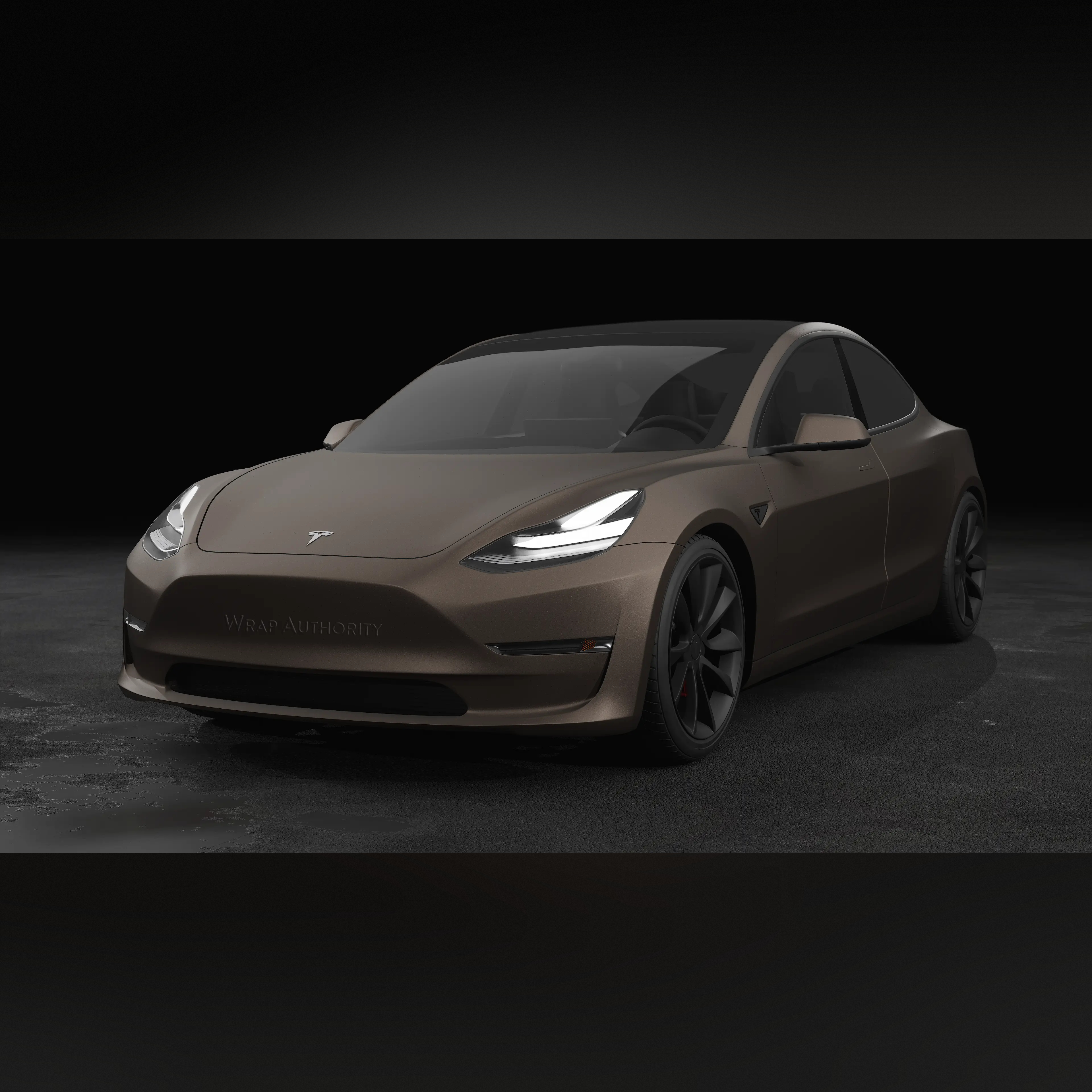 3M 2080 MATTE CHARCOAL METALLIC VINYL WRAP | M211