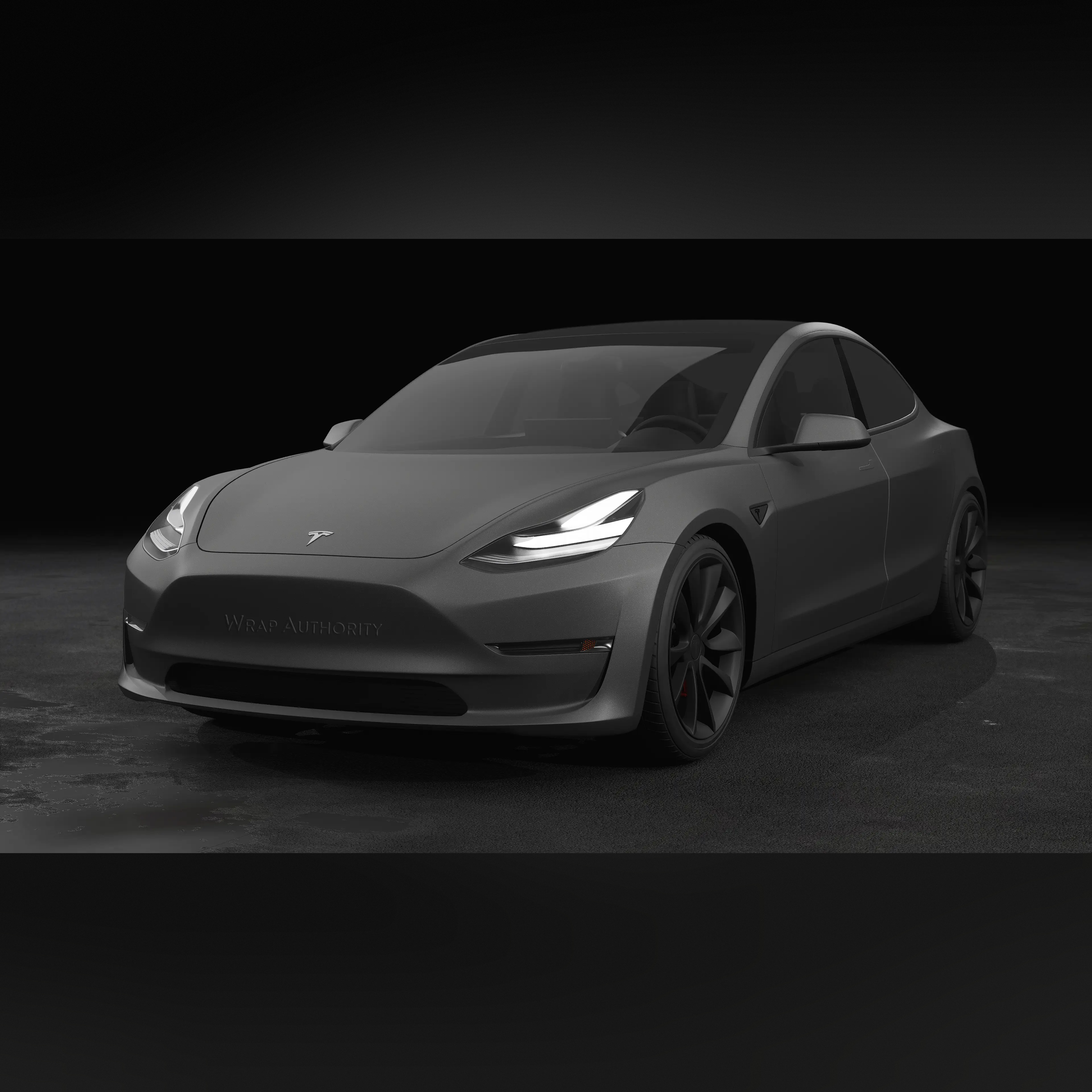 3M 2080 MATTE DARK GRAY VINYL WRAP | M261