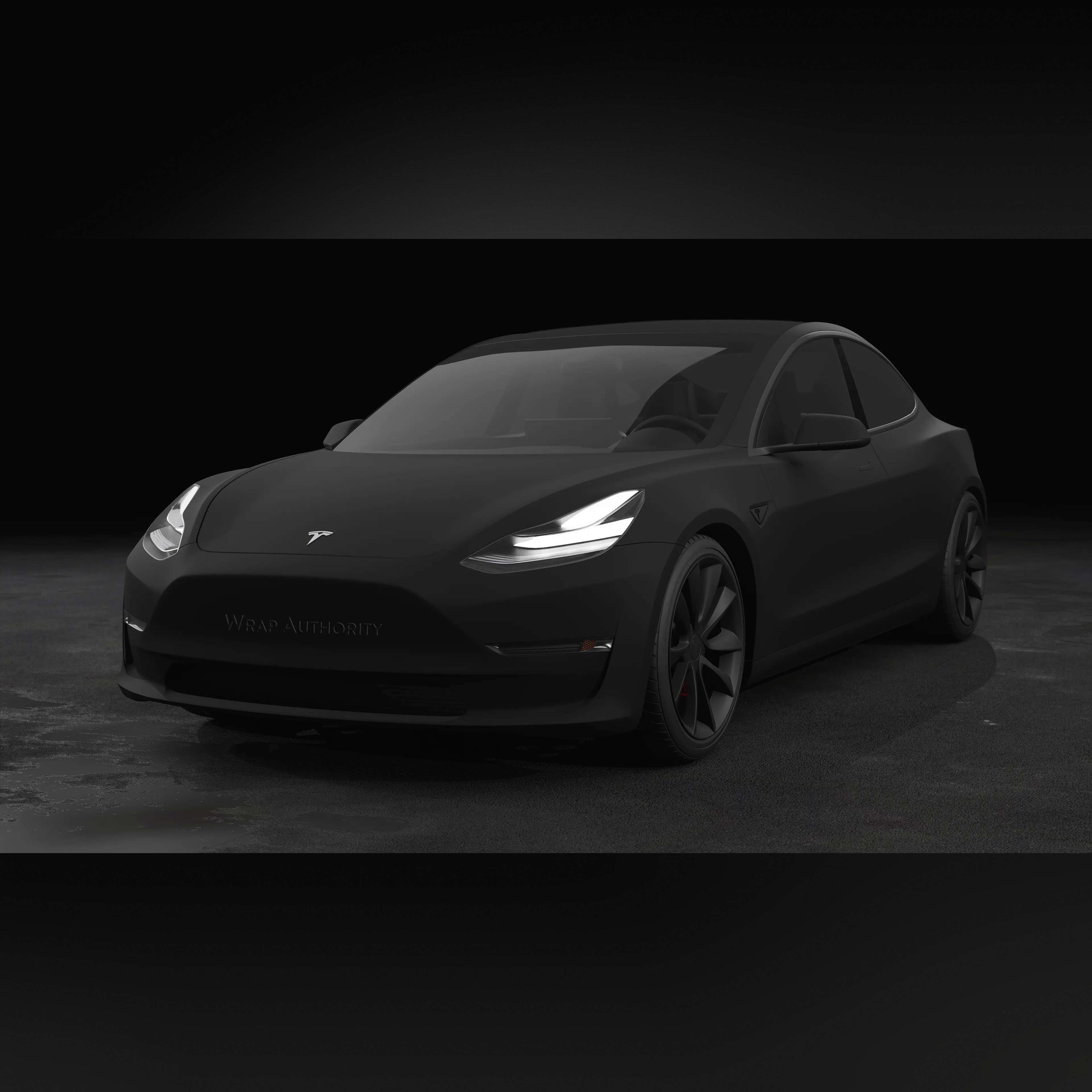 3M 2080 MATTE DEEP BLACK VINYL WRAP | M22