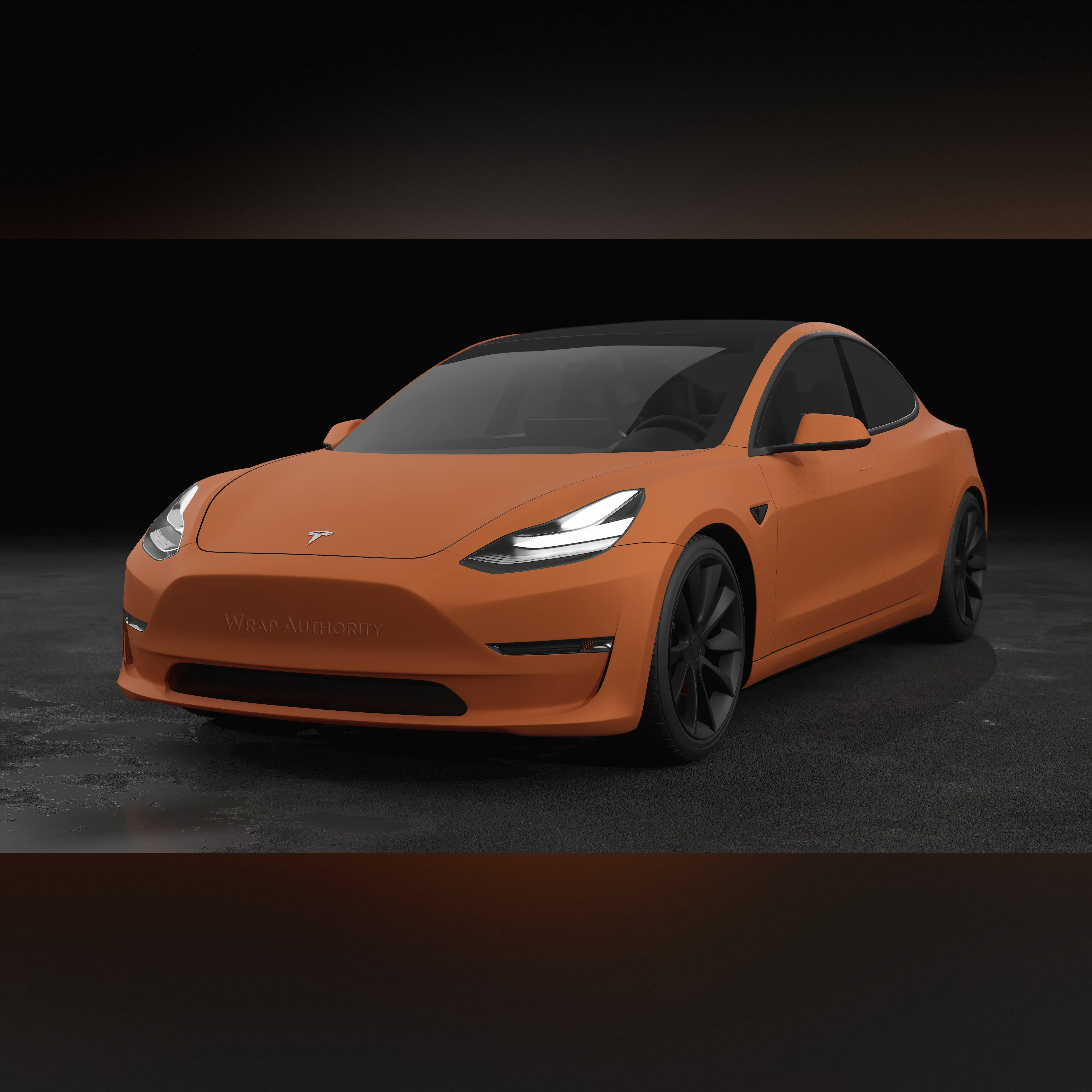 3M 2080 MATTE ORANGE VINYL WRAP | M54