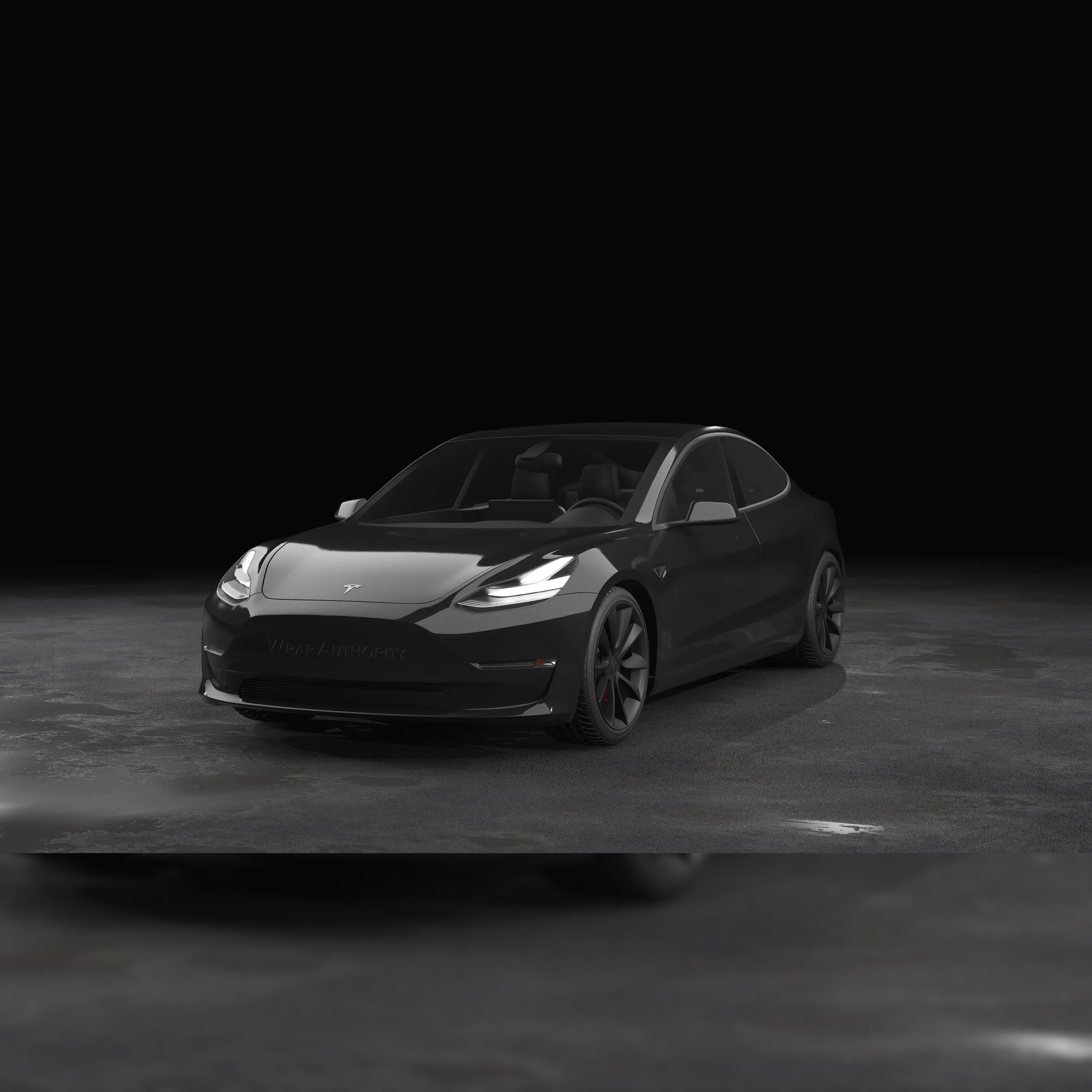 AVERY DENNISON SW900 SUPREME GLOSS BLACK VINYL WRAP | 190-O