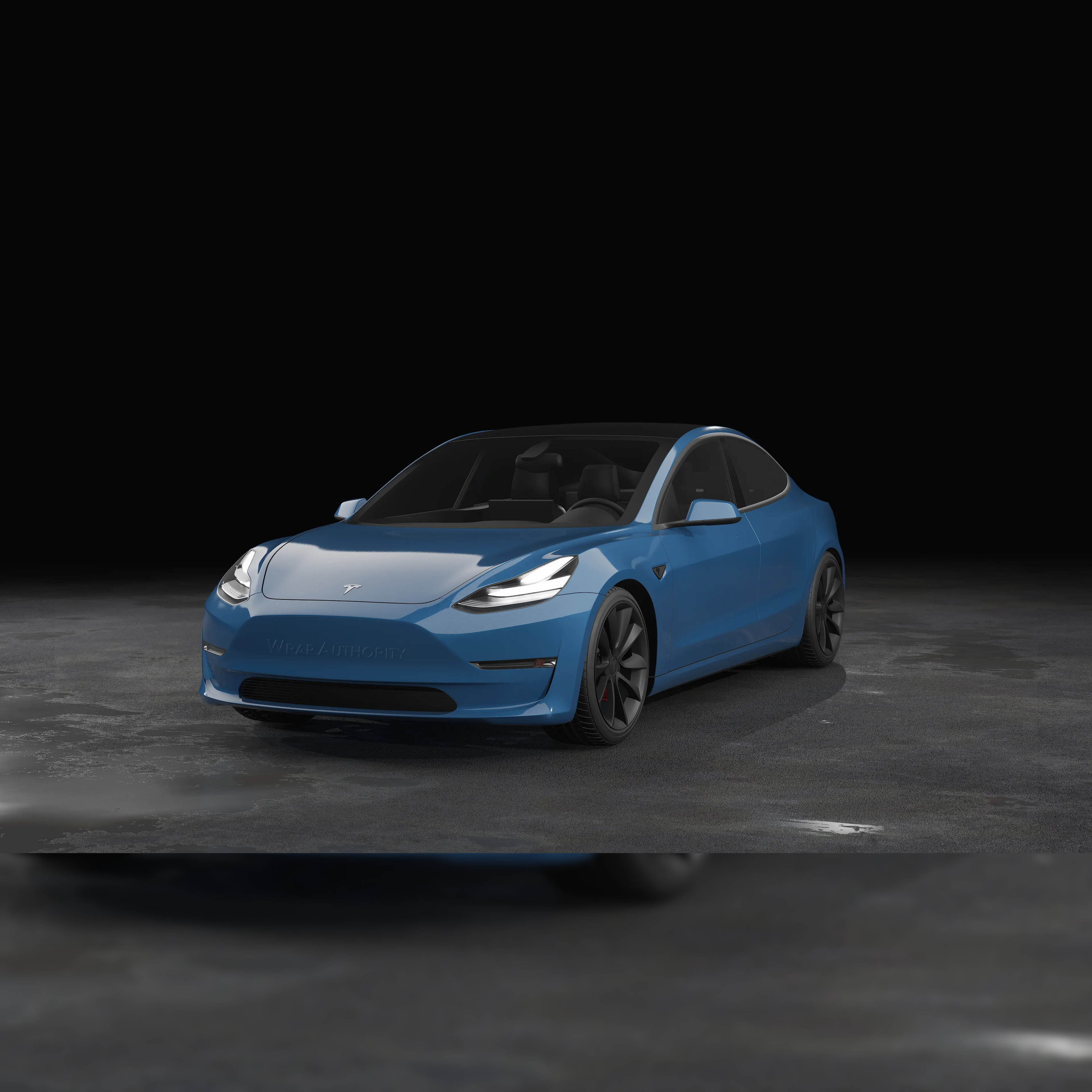 AVERY DENNISON SW900 SUPREME GLOSS INTENSE BLUE VINYL WRAP | 667-O