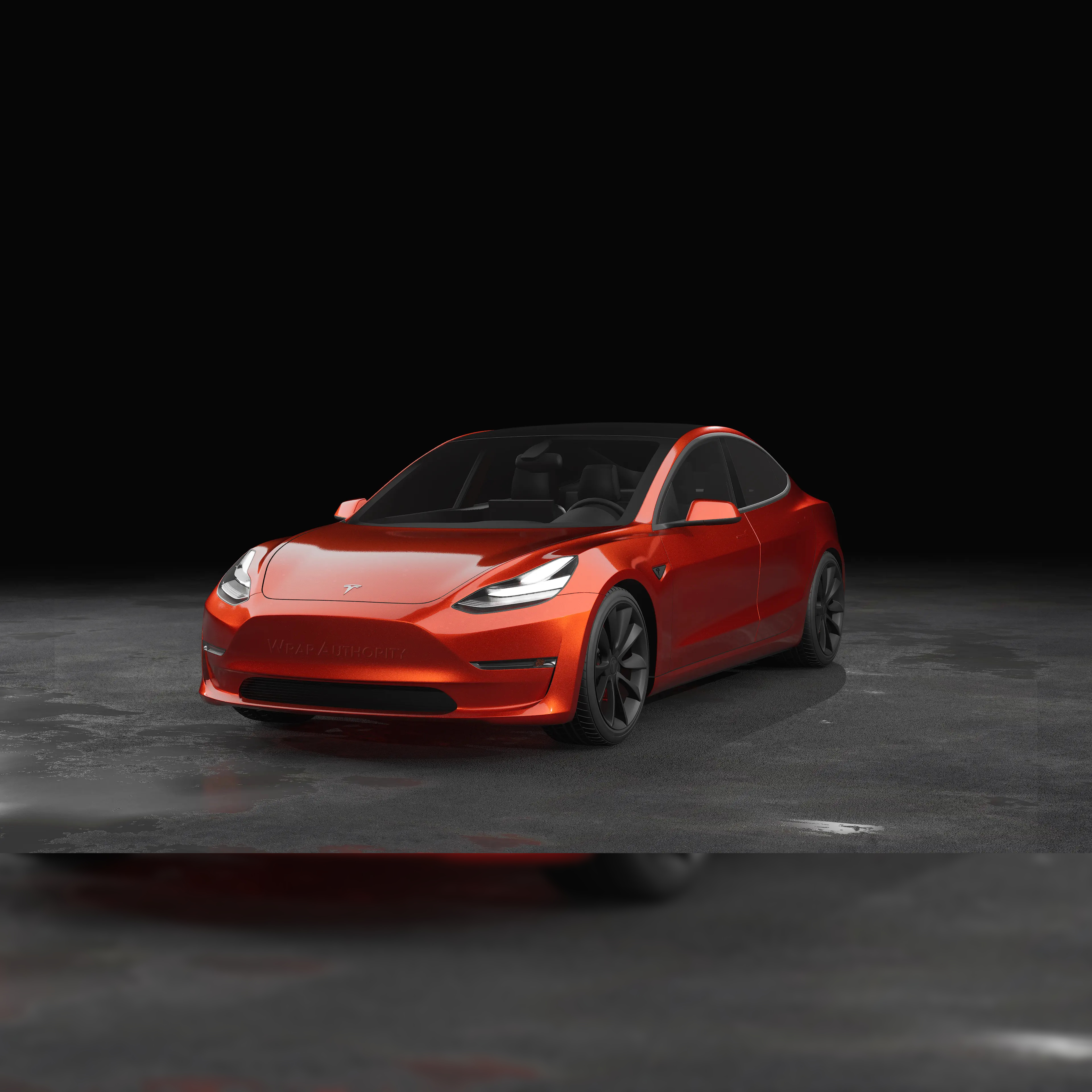 AVERY DENNISON SW900 SUPREME GLOSS METALLIC SPARK RED VINYL WRAP | 419-M