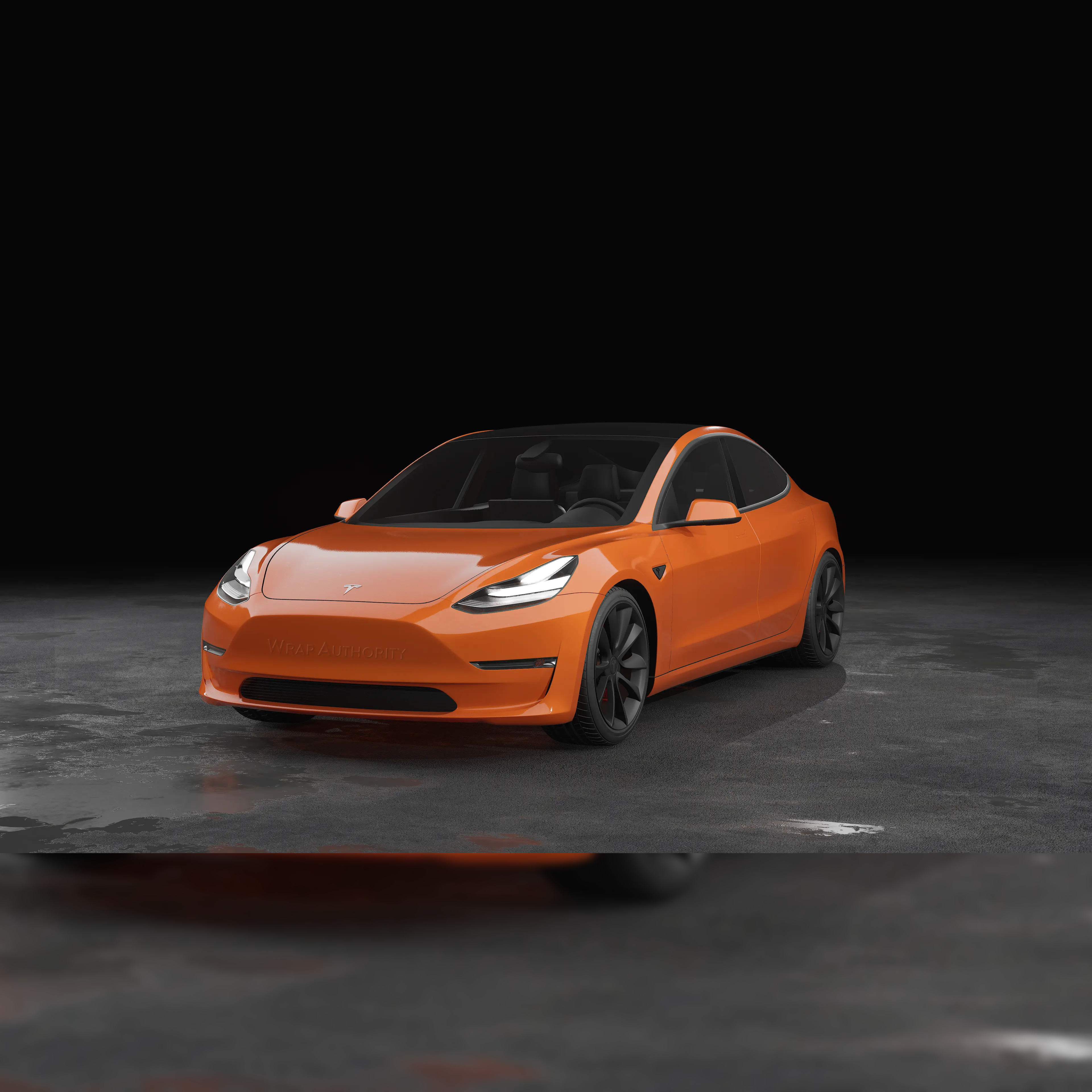 AVERY DENNISON SW900 SUPREME GLOSS ORANGE VINYL WRAP | 373-O