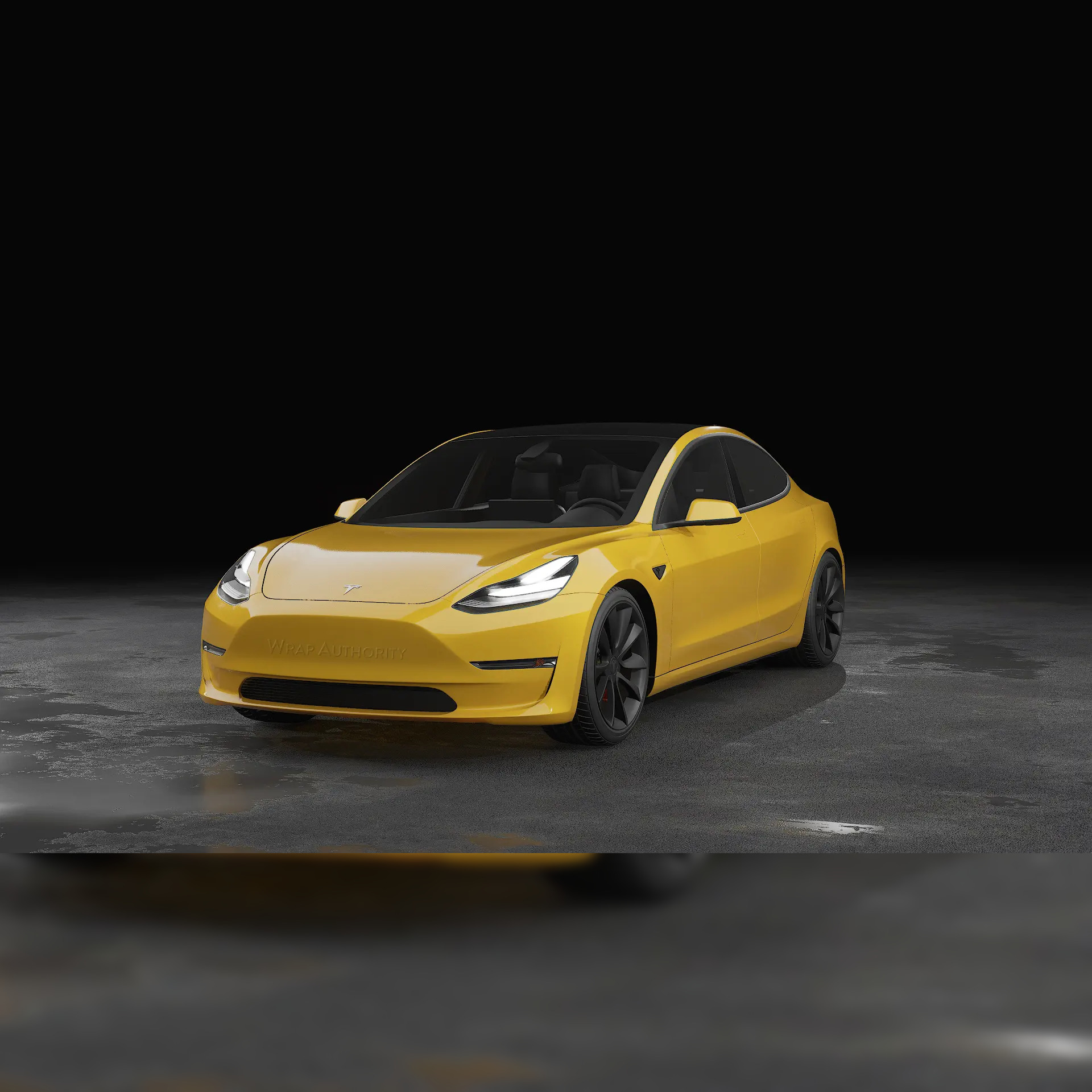 AVERY DENNISON SW900 SUPREME GLOSS YELLOW VINYL WRAP | 235-O