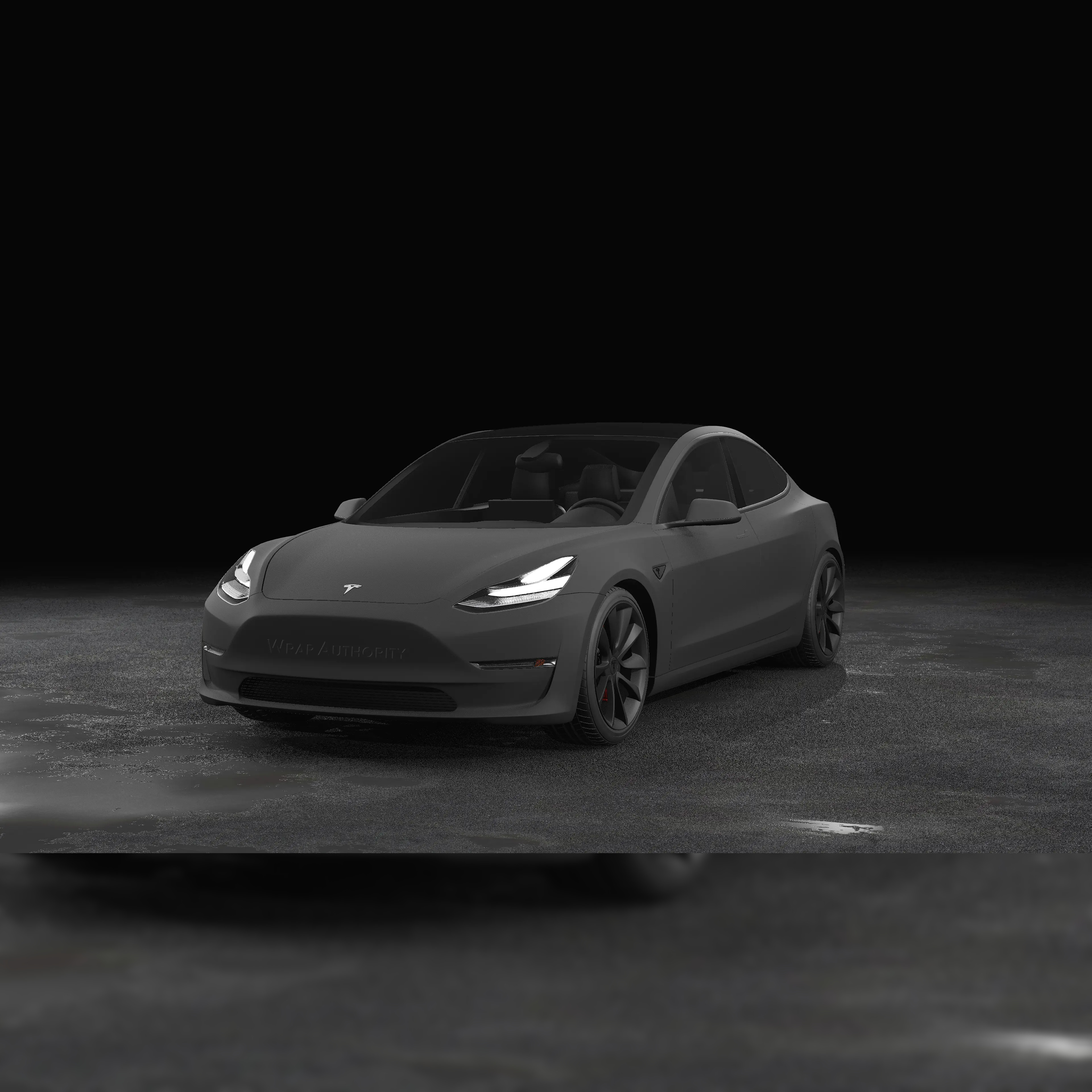 AVERY DENNISON SW900 SUPREME MATTE BLACK VINYL WRAP | 180-O