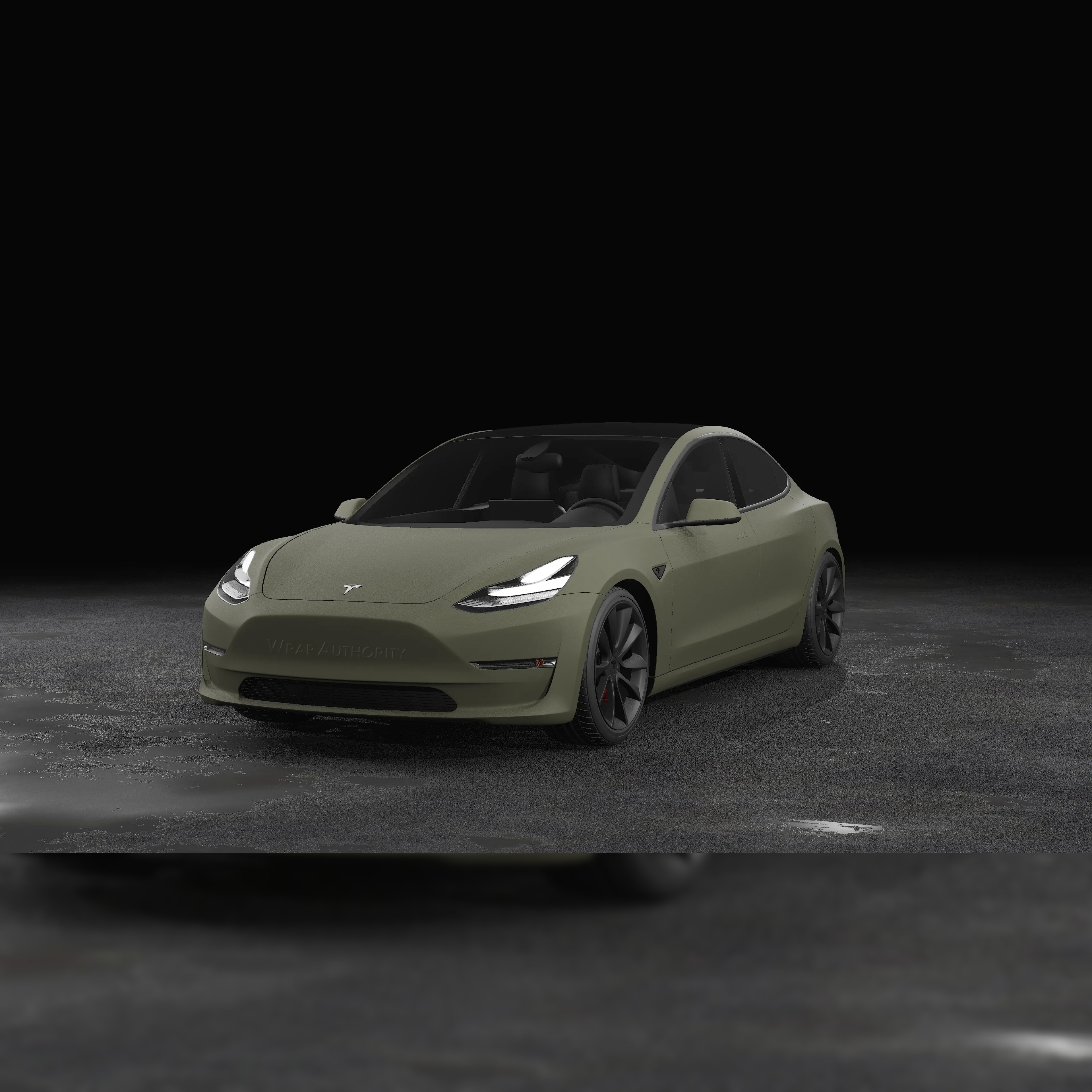 AVERY DENNISON SW900 SUPREME MATTE OLIVE GREEN VINYL WRAP | 732-O