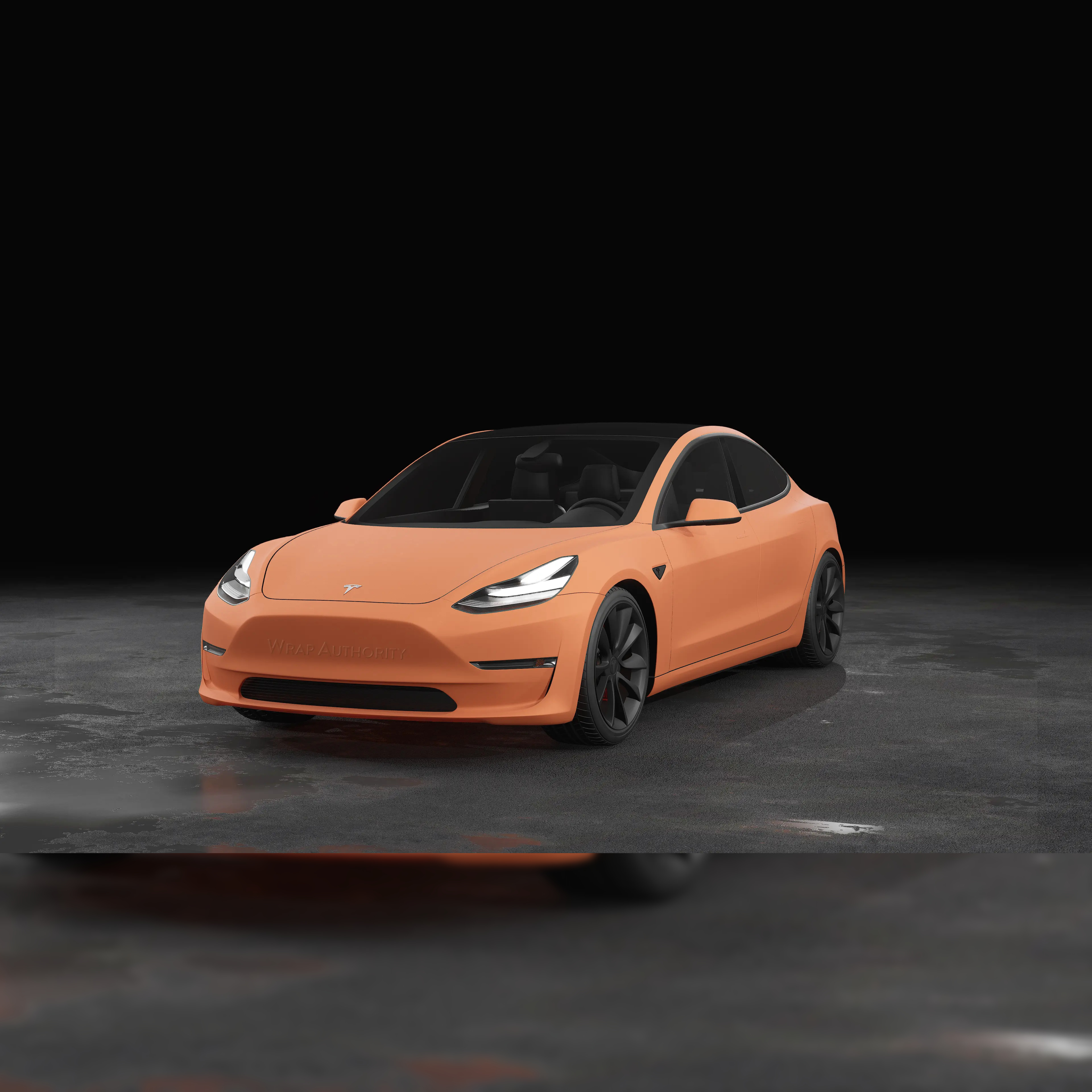 AVERY DENNISON SW900 SUPREME MATTE ORANGE VINYL WRAP | 321-O