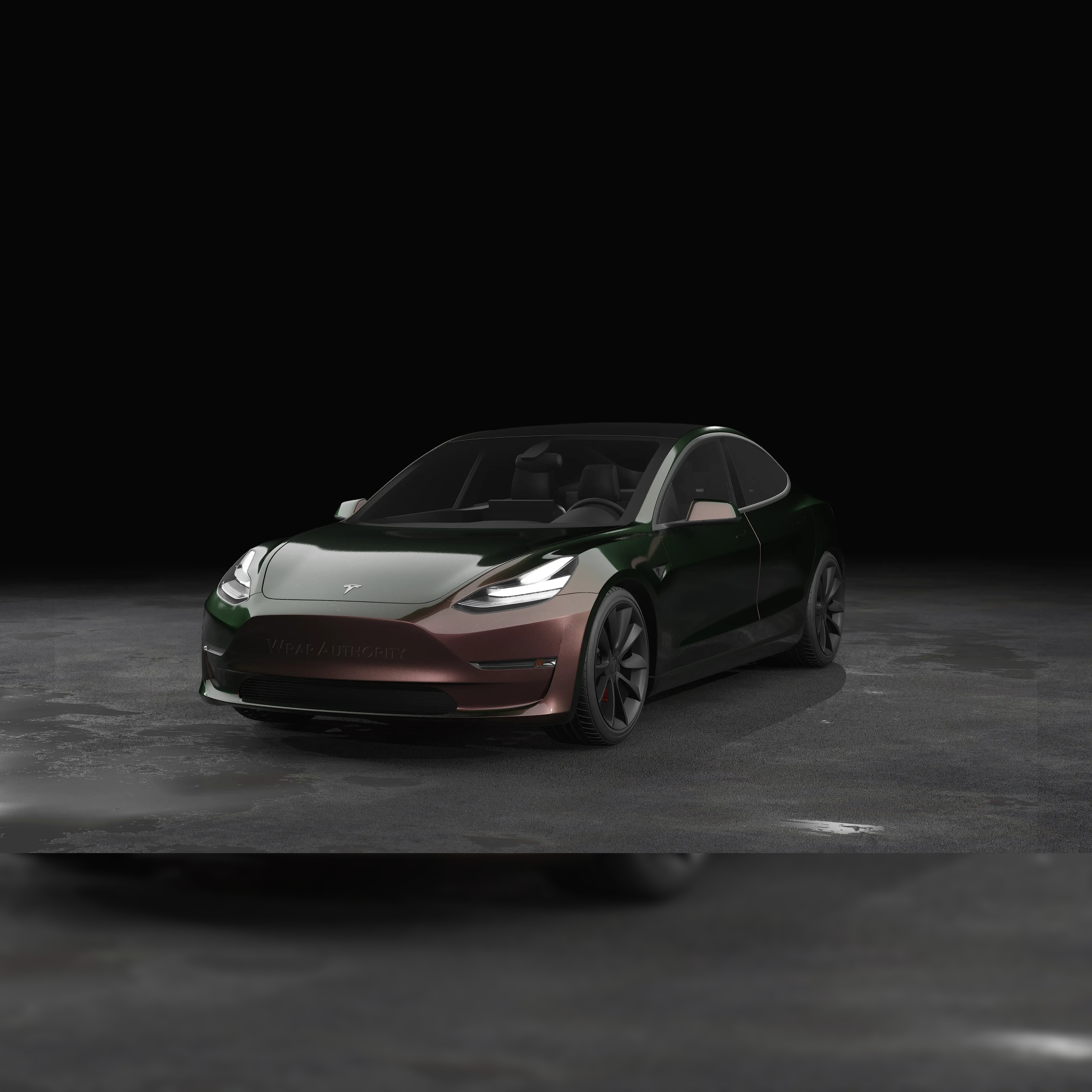 Avery Satin Urban Jungle Silver-Green SW900-787-S