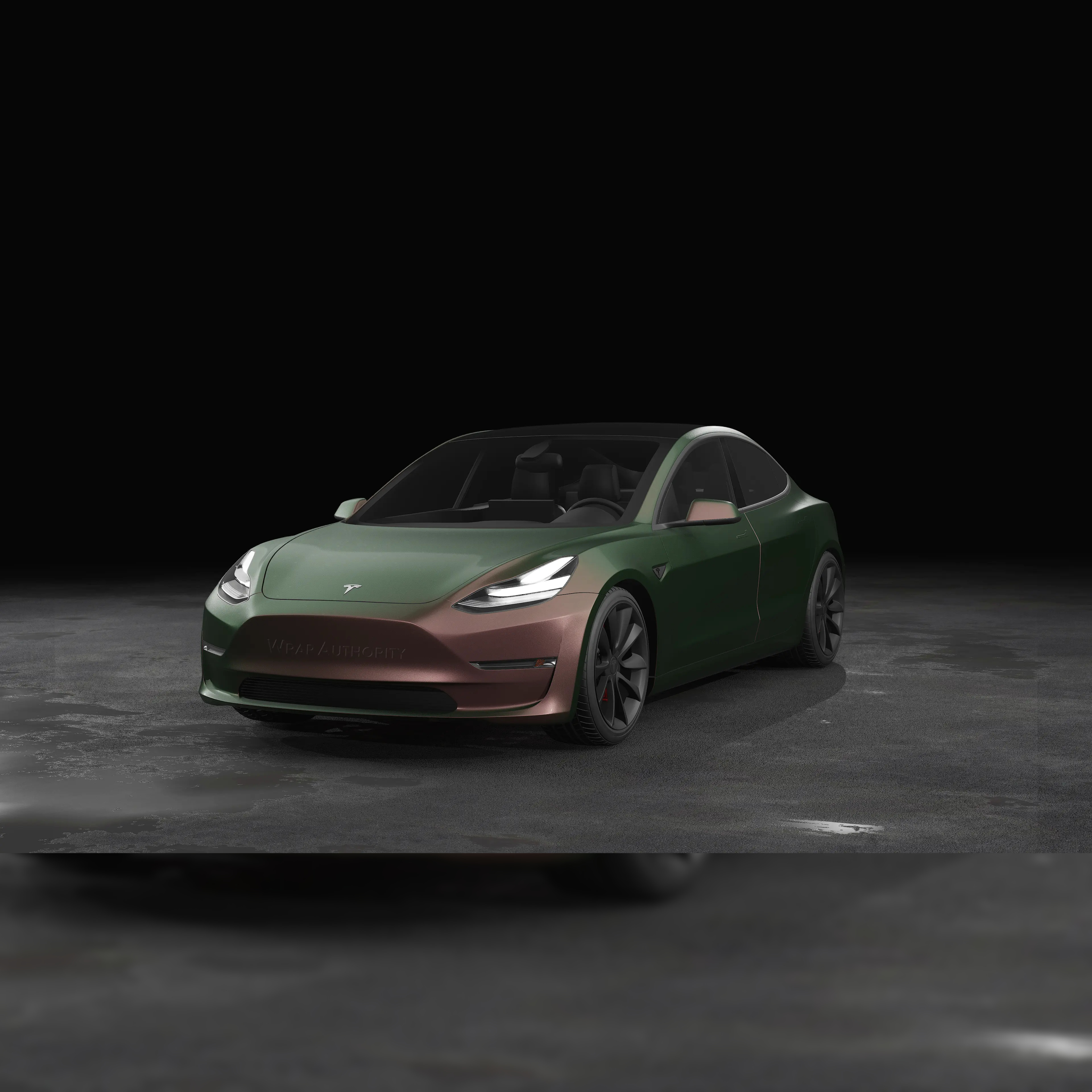 Avery Satin Urban Jungle Silver-Green SW900-787-S