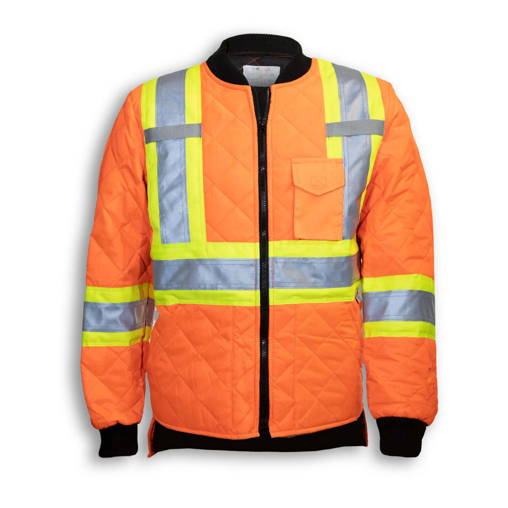 Quilt Polyester Traffic Safety Jacket