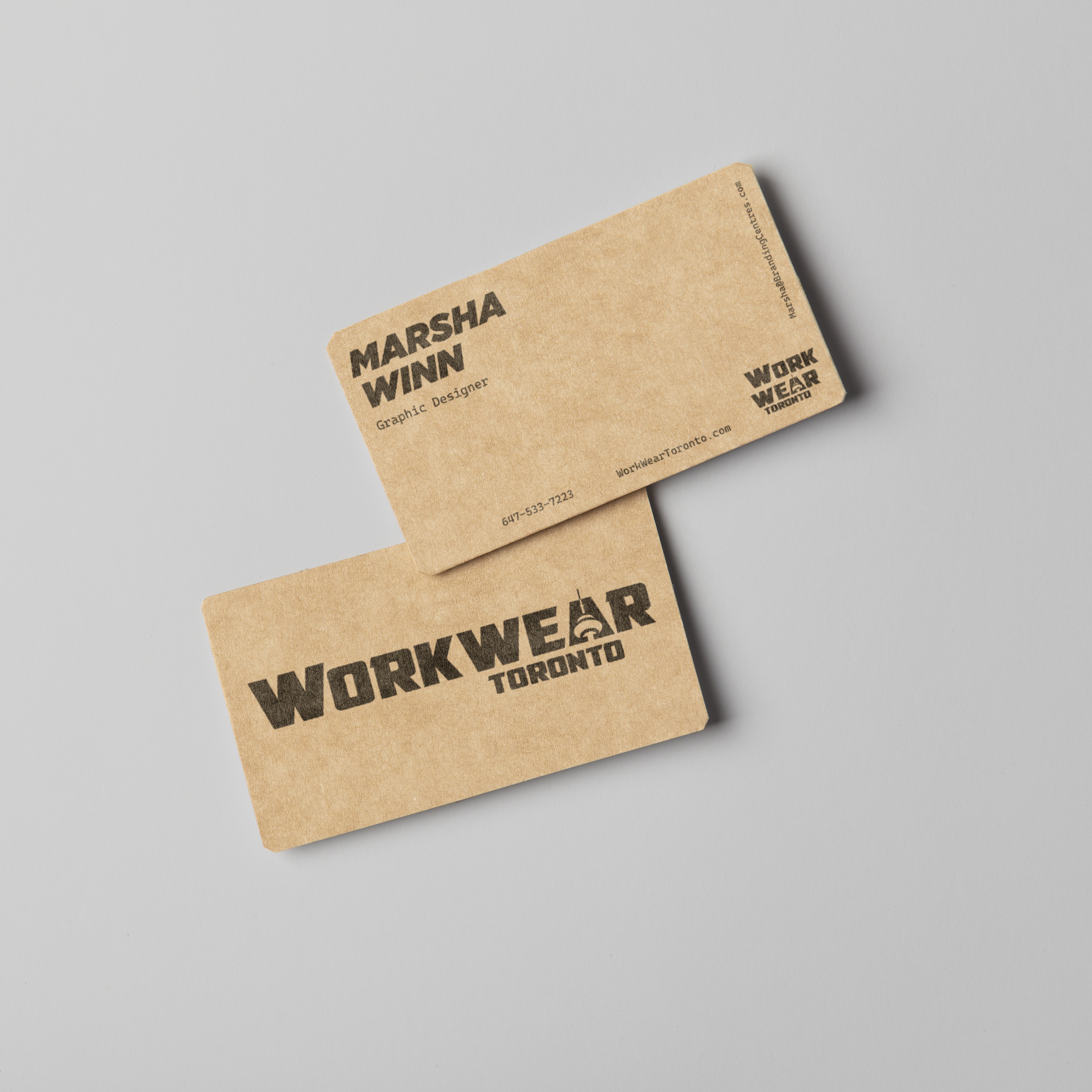 Kraft Paper Business Cards